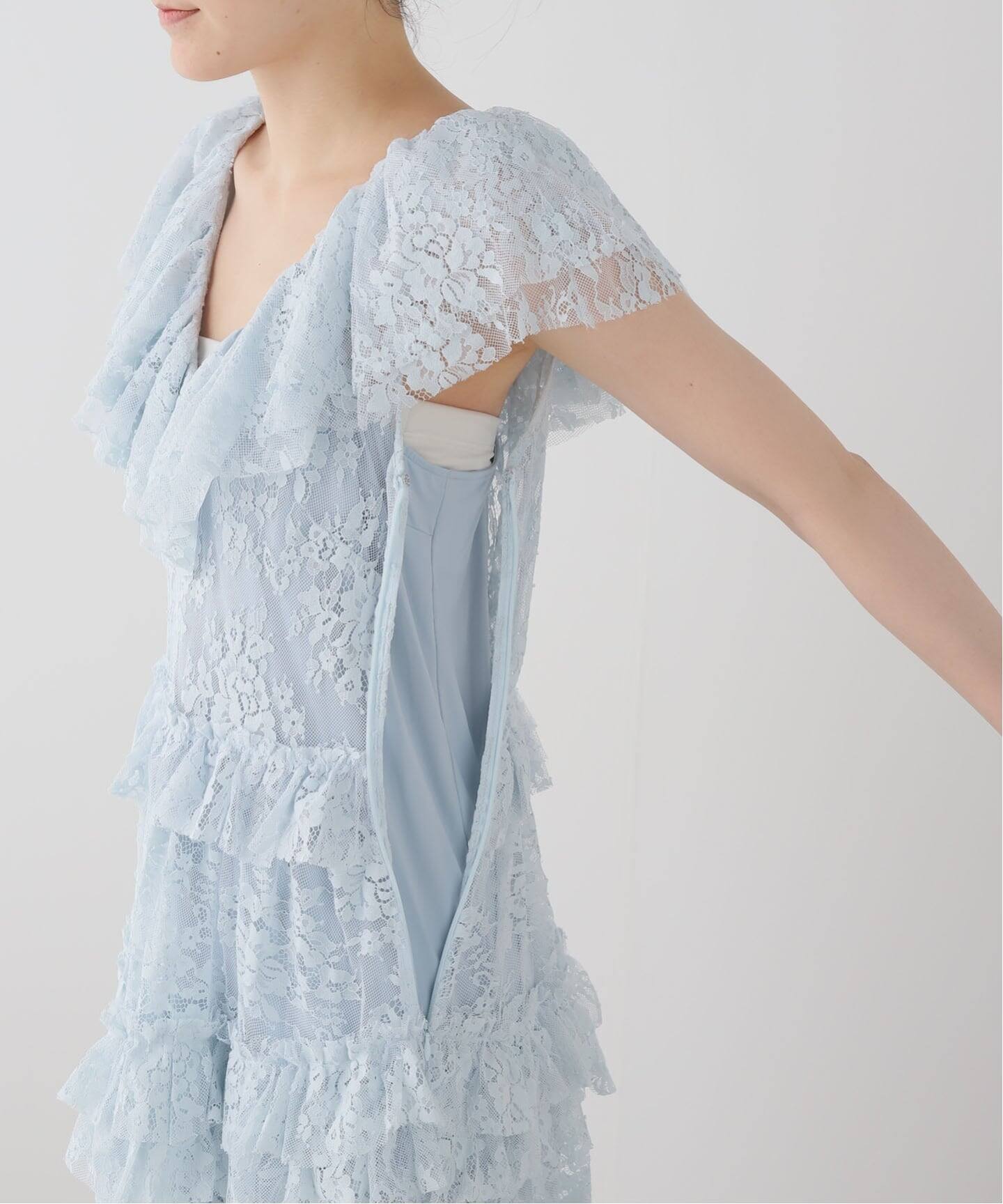 Sea New York/シー ニューヨーク】 SHAREEN LACE VNECK DRESS