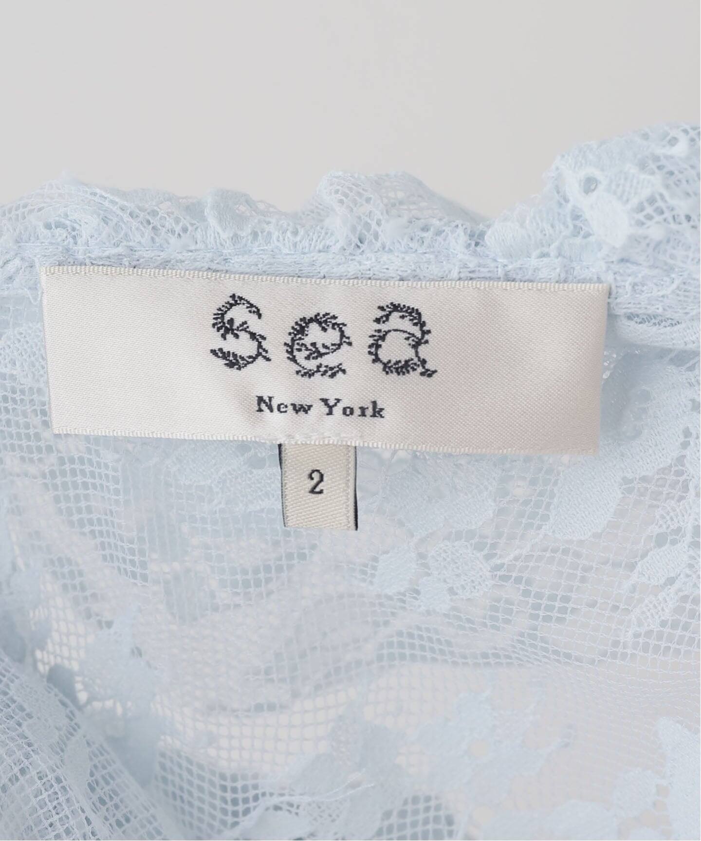 Sea New York/シー ニューヨーク】 SHAREEN LACE VNECK DRESS