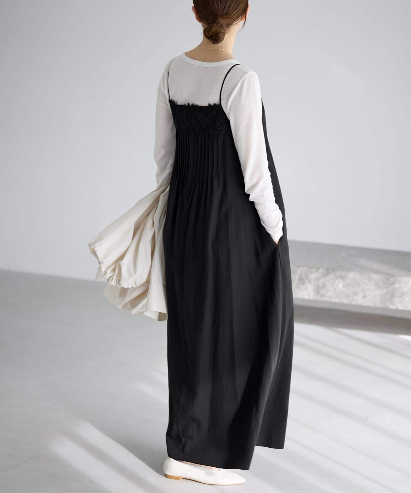 WEB限定/追加予約》レースキャミソールワンピース（ワンピース）｜IENA