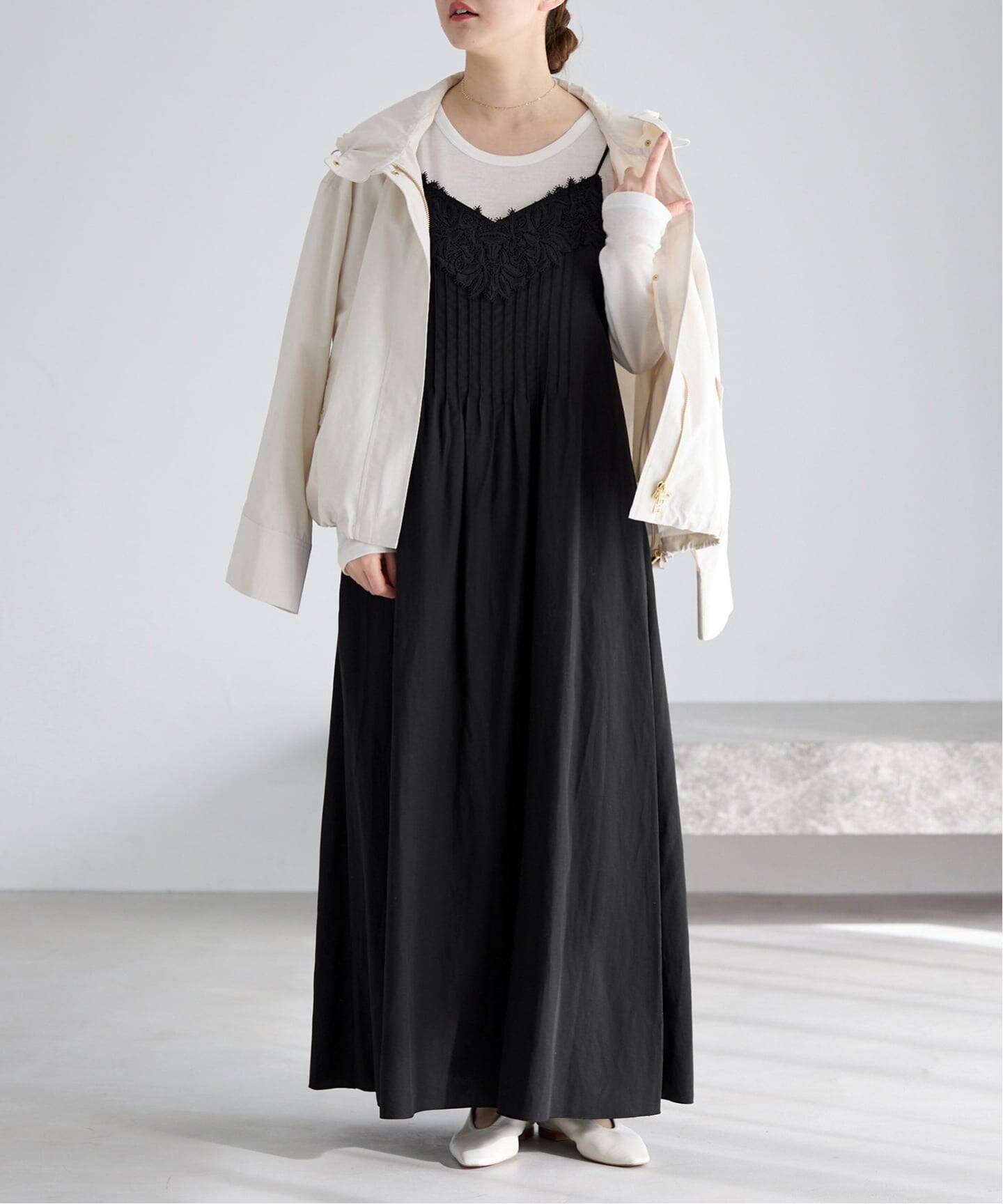 WEB限定/追加予約》レースキャミソールワンピース（ワンピース）｜IENA