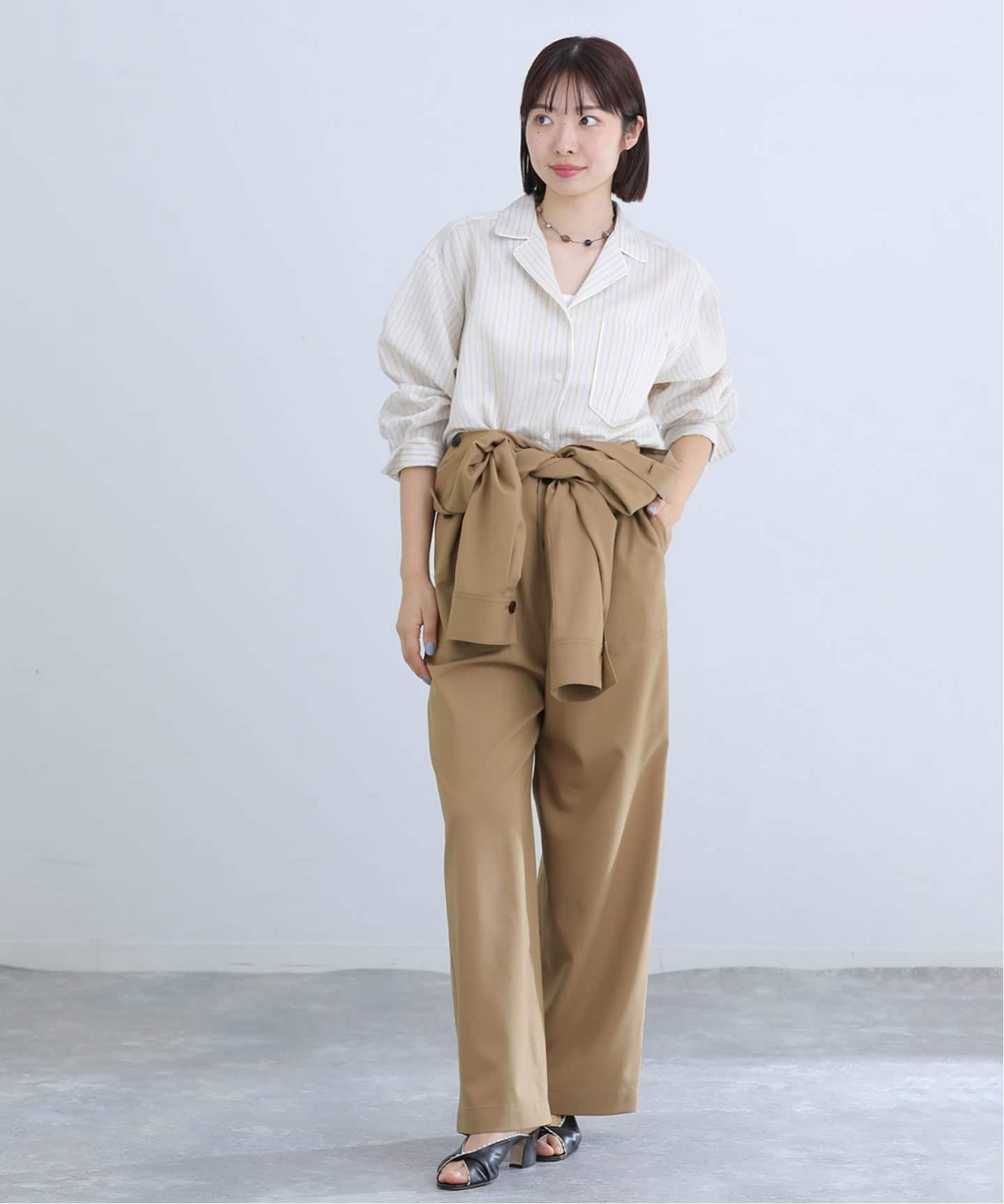 T/Wオープンカラーオールインワン（つなぎ／オールインワン）｜IENA