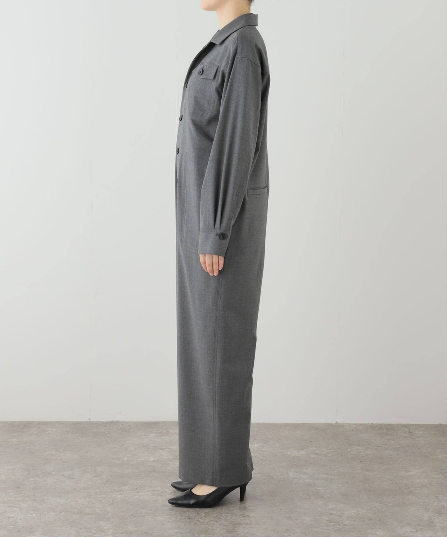 T/Wオープンカラーオールインワン（つなぎ／オールインワン）｜IENA