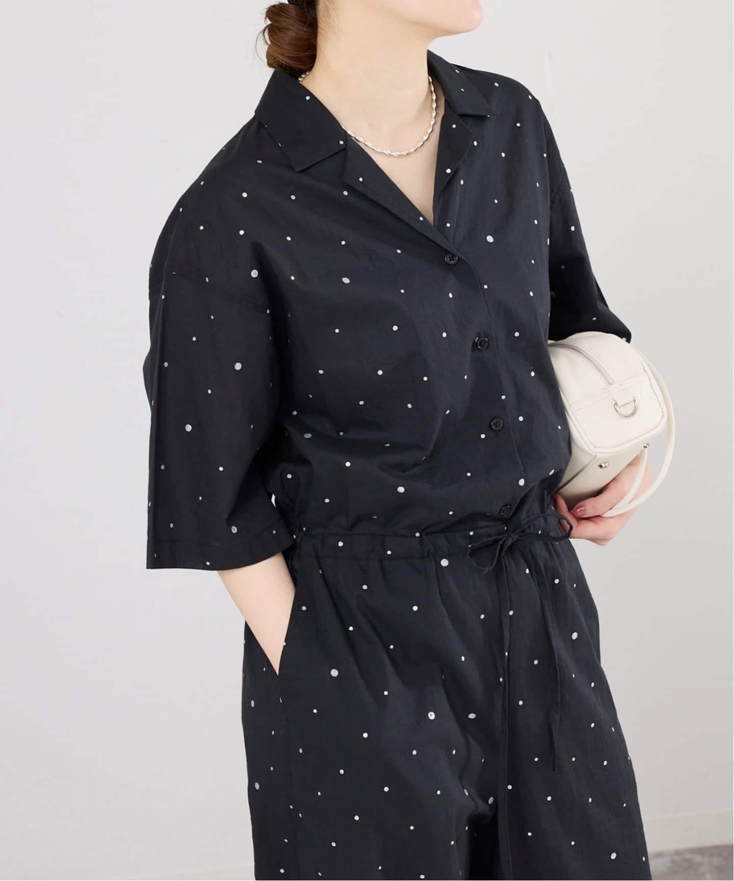 CHEMISE D'ADAM Bshop別注 クチュールドアダム　26SS 別注 COUTURE D'ADAM/クチュールドアダム Tiered Jamp suit 26SS-278