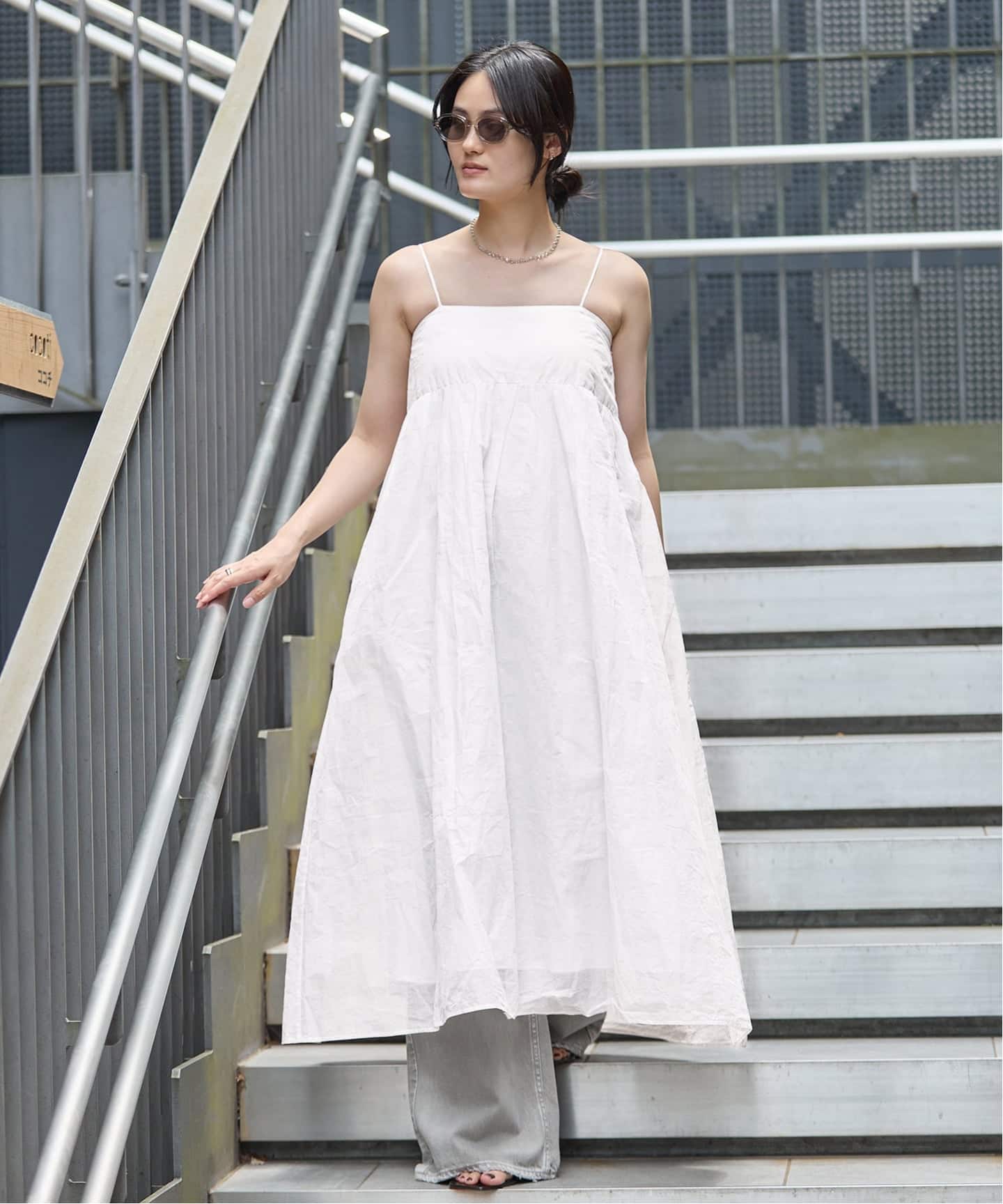 マリリン！！ 予約》MARILYN MOON/マリリンムーン sheer cotton 2way op ワンピース