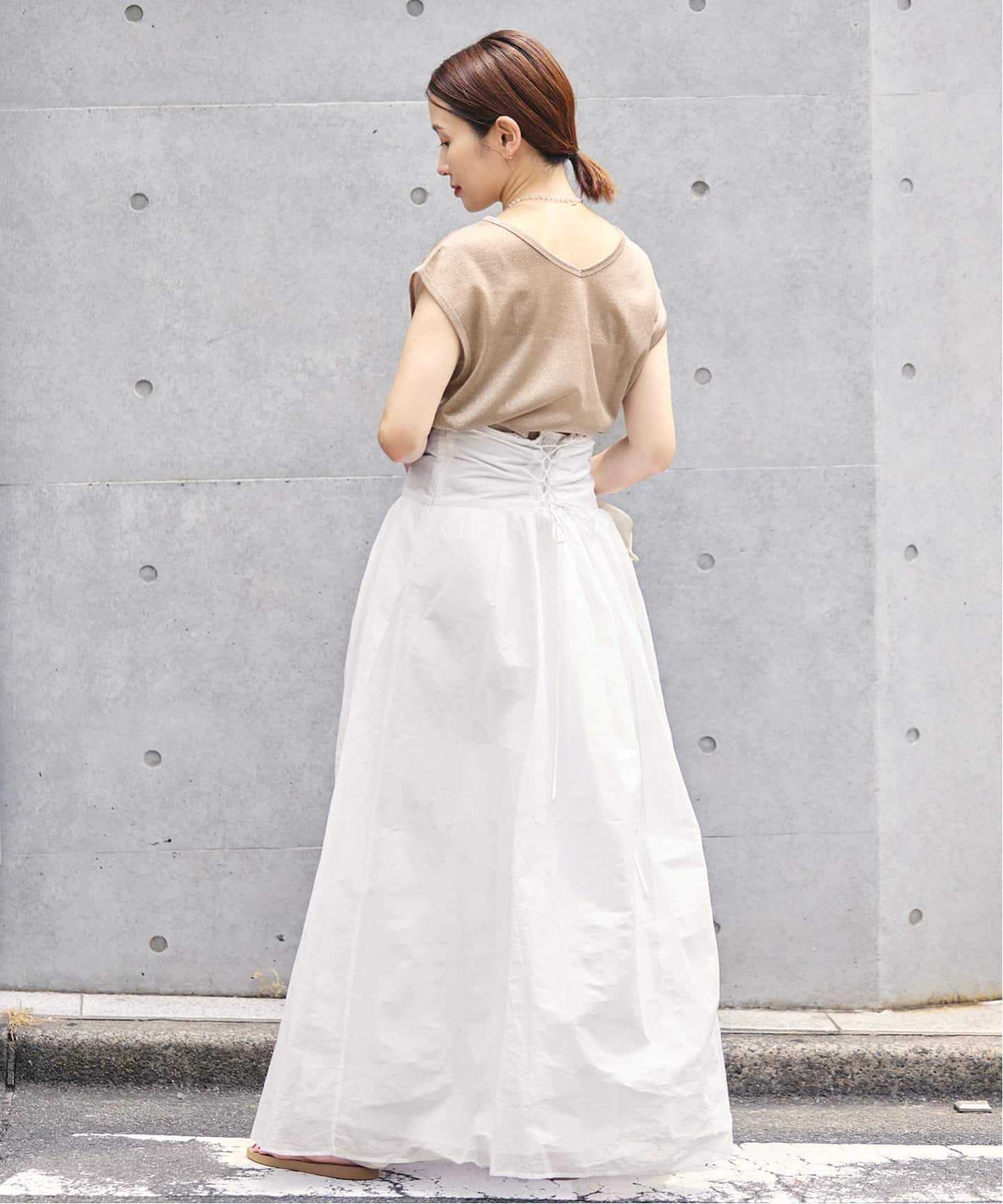 MARILYN MOON/マリリンムーン sheer cotton 2way op ワンピース 4263