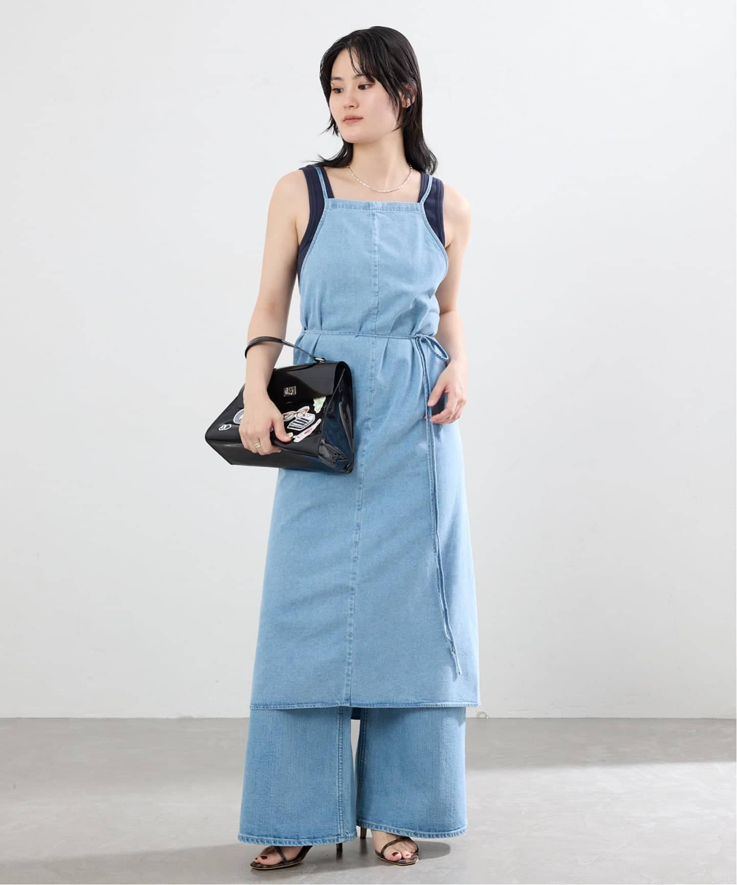 BASERANGE/ベースレンジ YUMI APRON DRESS ワンピース（ワンピース