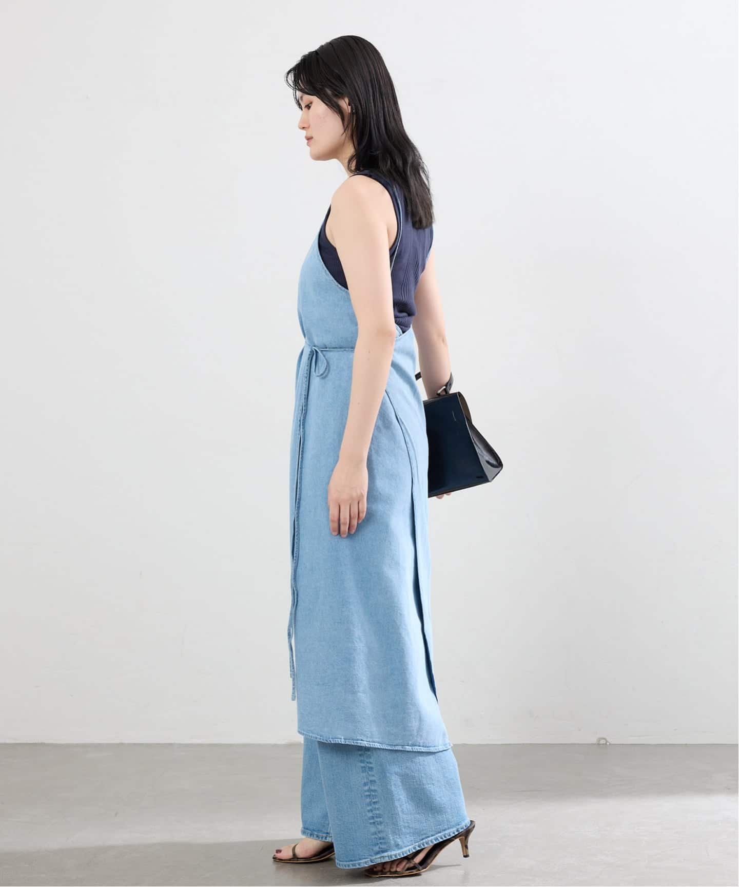BASERANGE/ベースレンジ YUMI APRON DRESS ワンピース（ワンピース