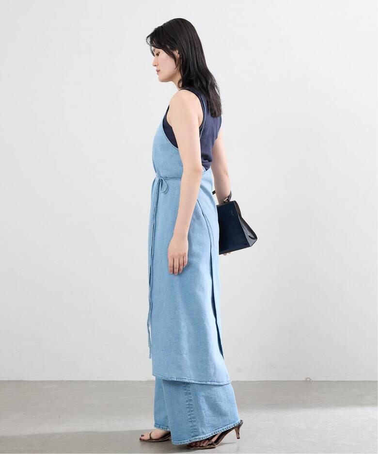 BASERANGE/ベースレンジ YUMI APRON DRESS ワンピース（ワンピース 