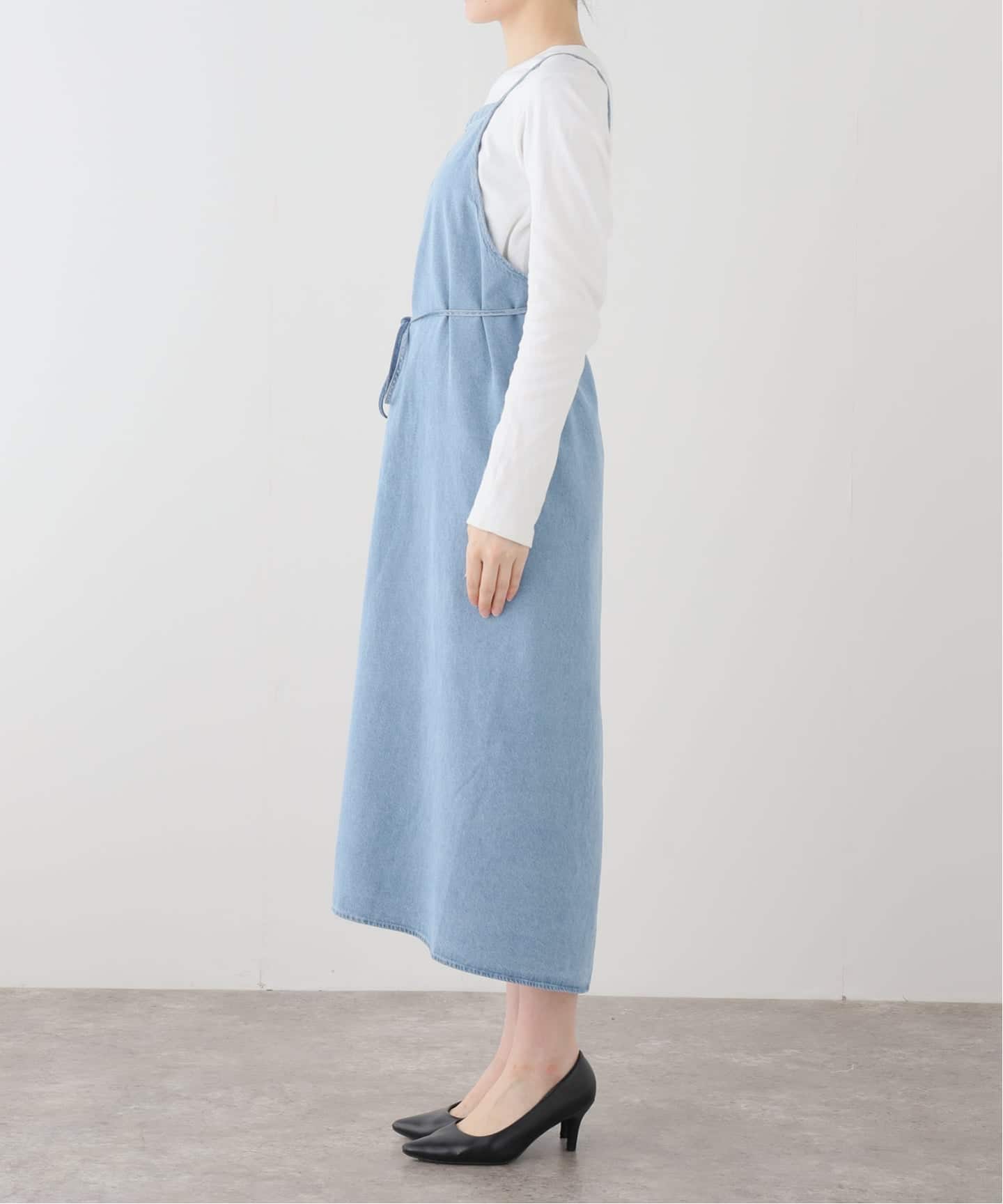 BASERANGE/ベースレンジ YUMI APRON DRESS ワンピース（ワンピース