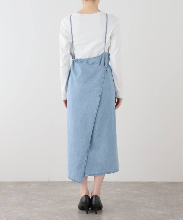 BASERANGE/ベースレンジ YUMI APRON DRESS ワンピース（ワンピース 