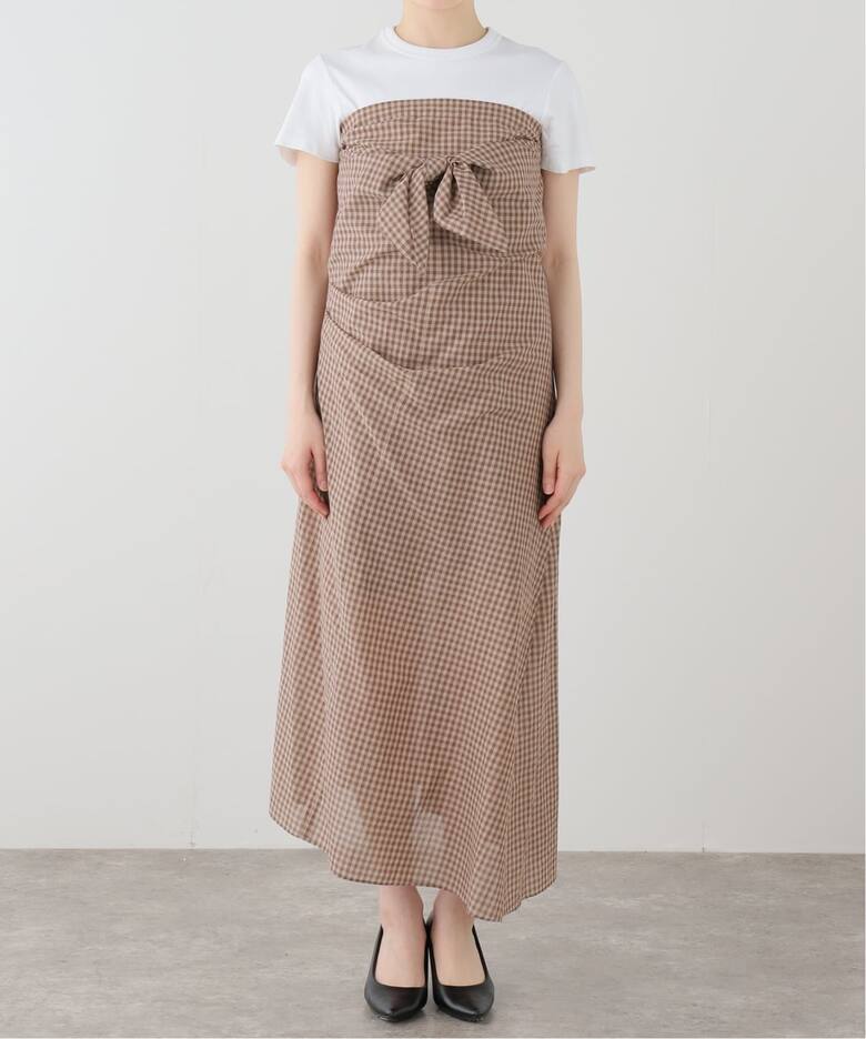 AURALEE/オーラリー AIRY CT CHECK DRESS ワンピース A26SD04GC 
