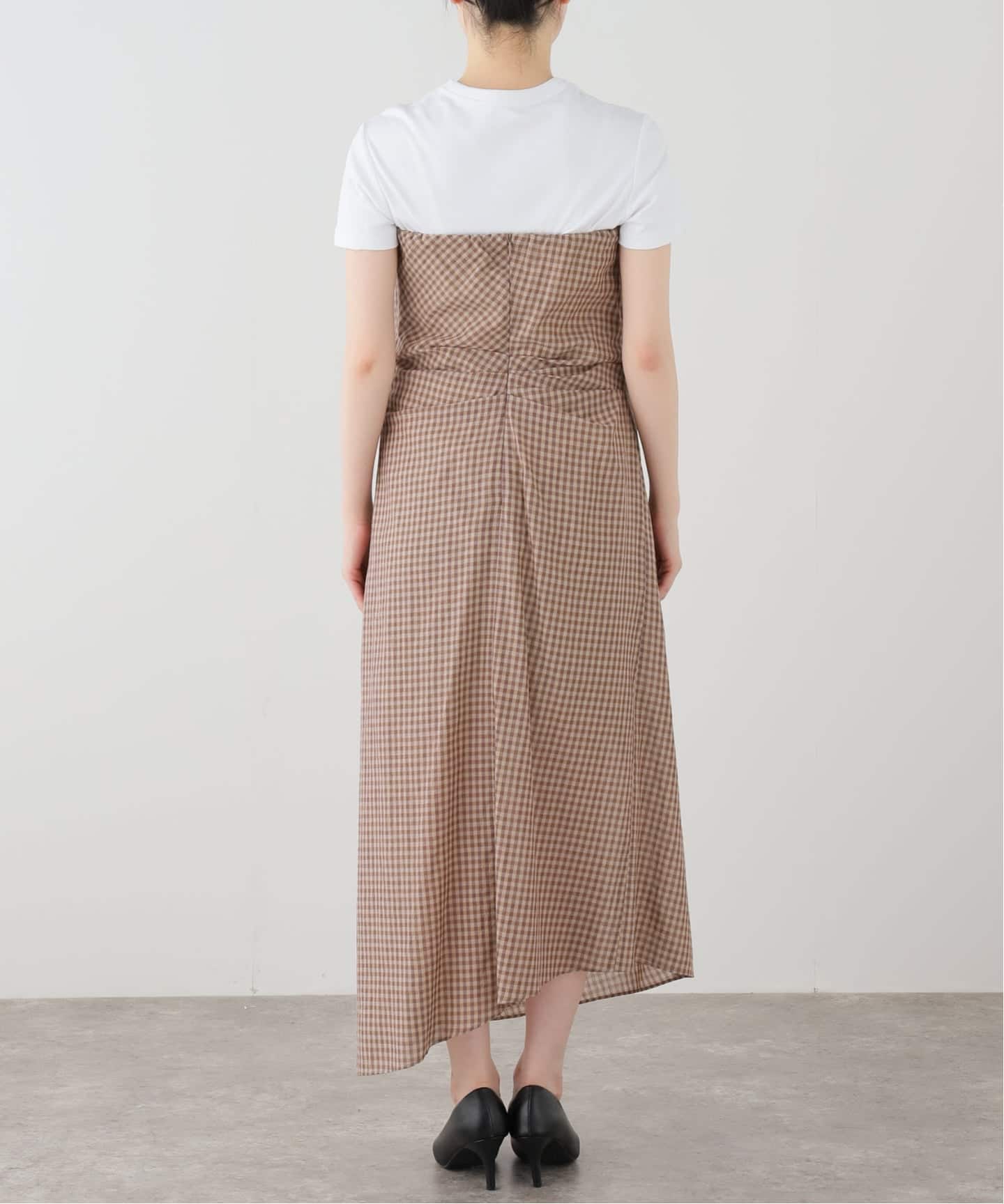 AURALEE/オーラリー AIRY CT CHECK DRESS ワンピース A26SD04GC