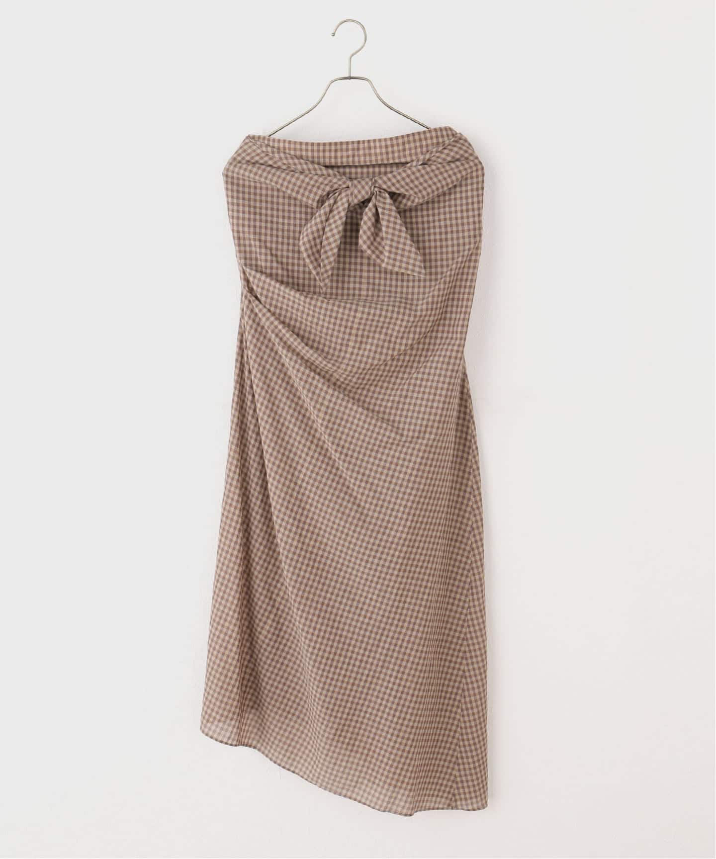 AURALEE/オーラリー AIRY CT CHECK DRESS ワンピース A26SD04GC