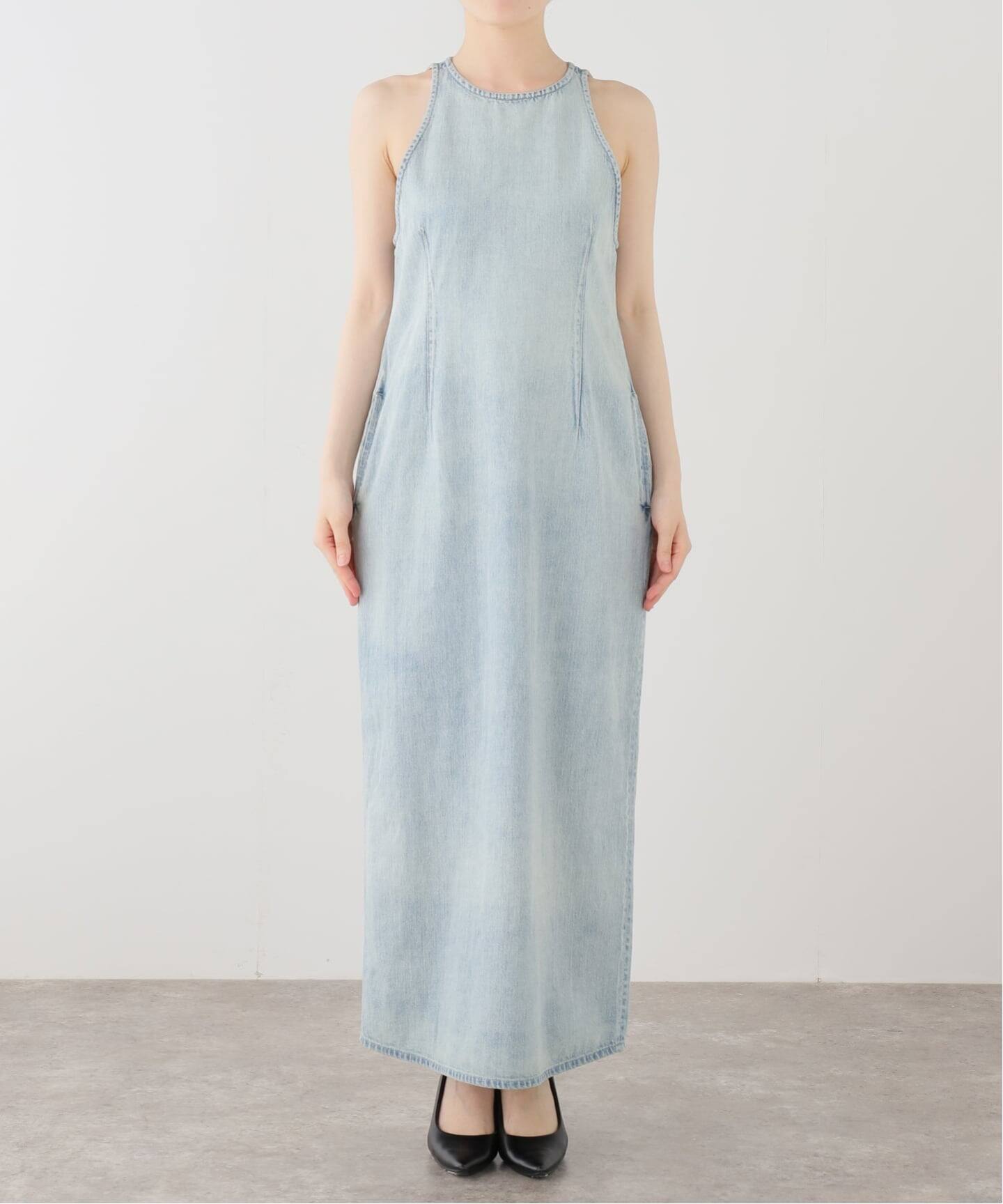 【新品】AURALEE オーラリー デニムワンピ DENIM DRESS 0 AURALEE/オーラリー FADED SV DENIM DRESS ワンピース A26SD06DE