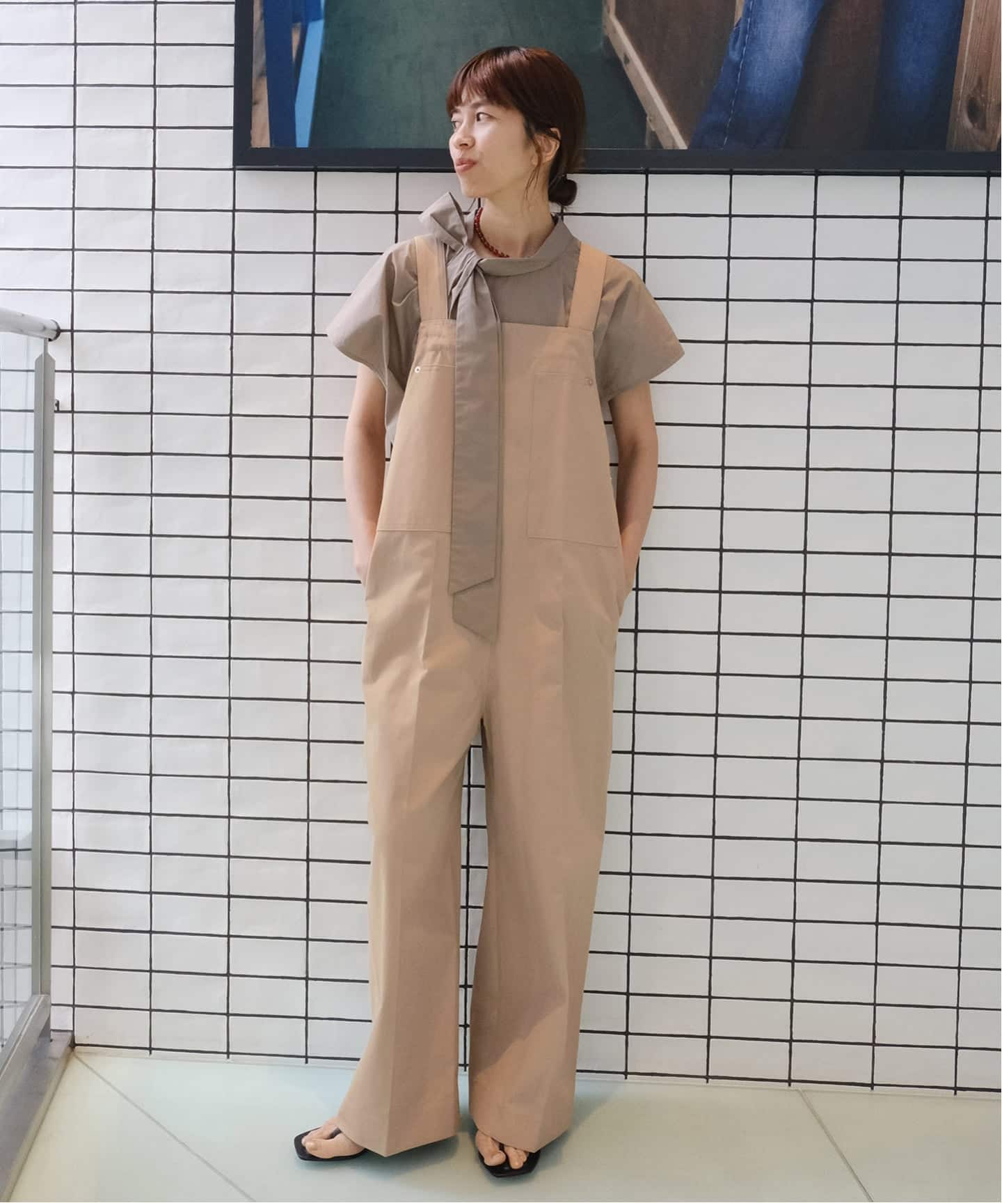 Maison IENA 別注 Nell/ネル サロペット 261-202-51（サロペット