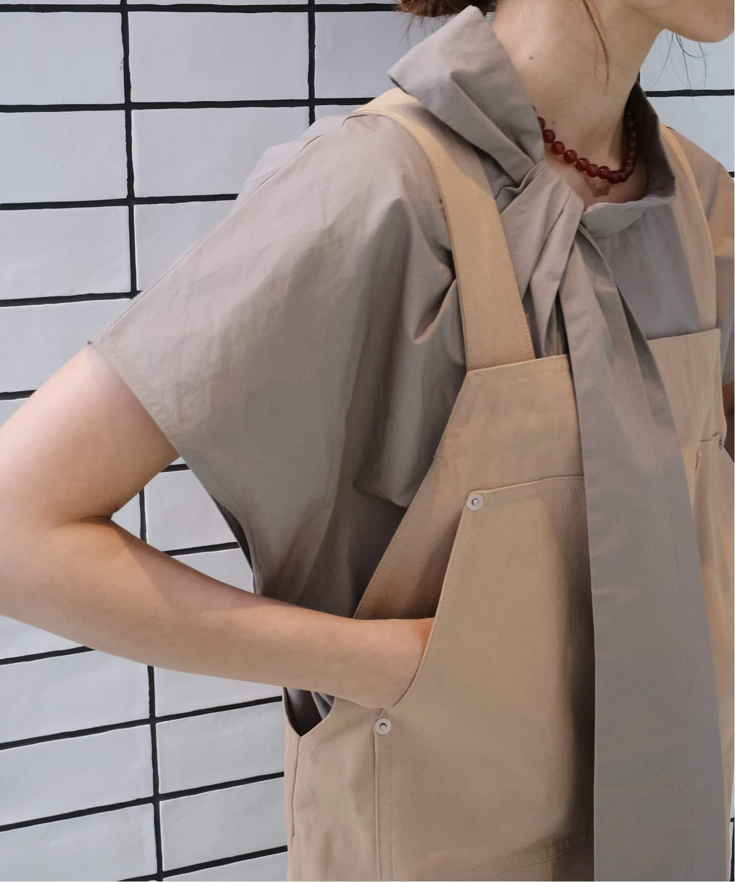 Maison IENA 別注 Nell/ネル サロペット 261-202-51（サロペット