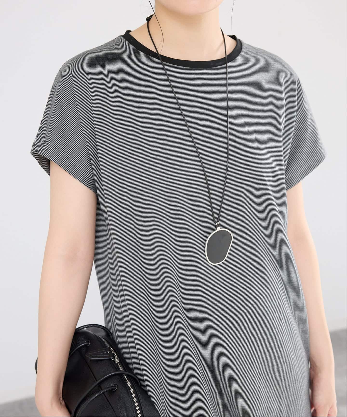 ATON/エイトン SUVIN 60/2 CAP SLEEVE DRESS ワンピース（ワンピース