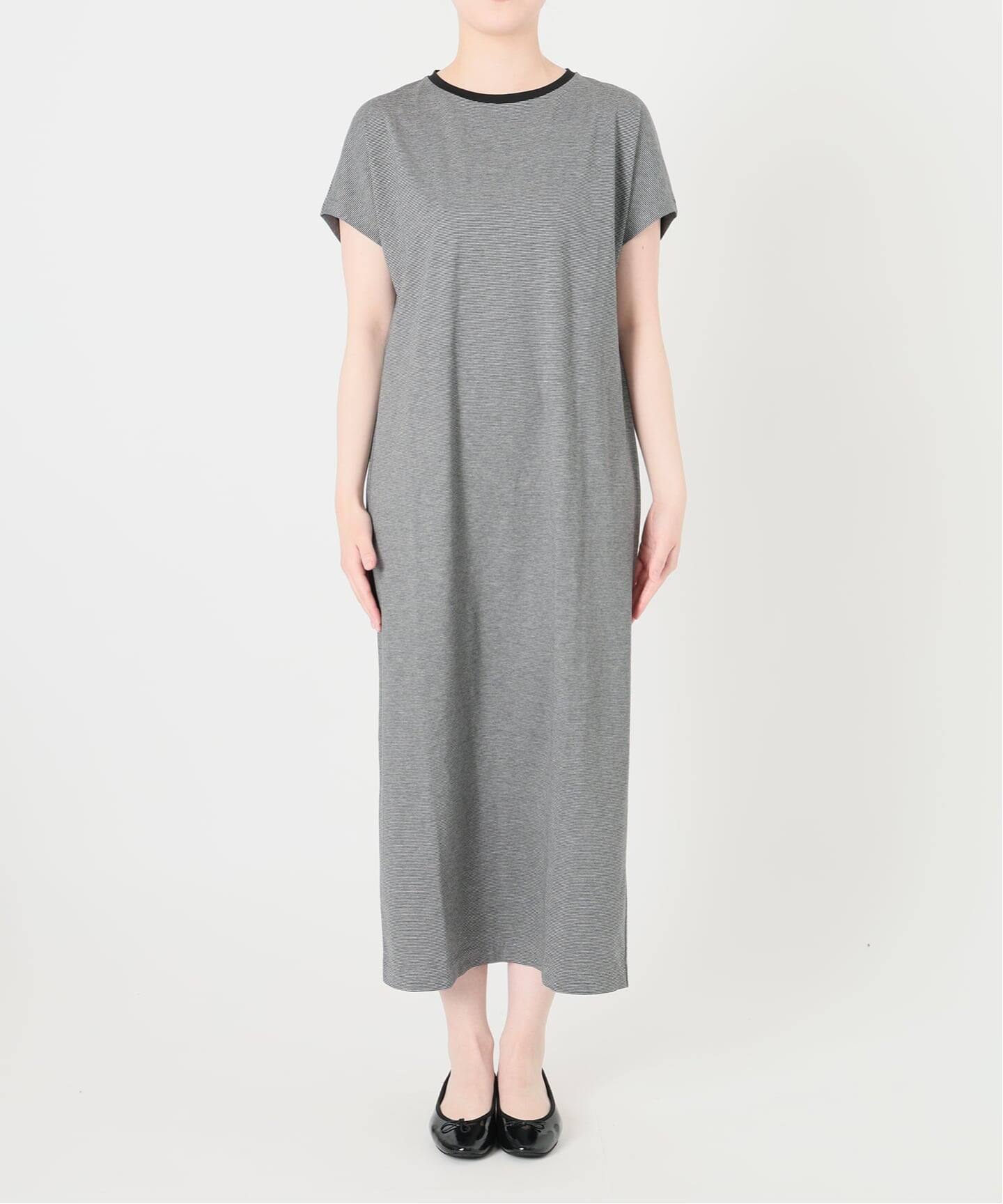 ATON/エイトン SUVIN 60/2 CAP SLEEVE DRESS ワンピース（ワンピース