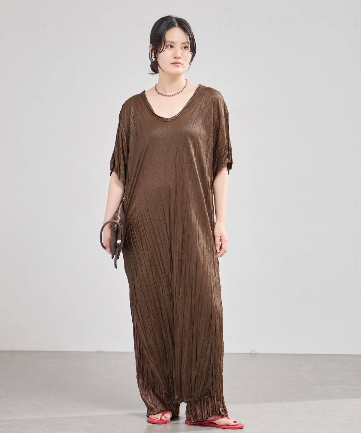 5-knot/ファイブノット CRINKLE-FIN LONG TUNIC ワンピース 5KIE-CRCL 