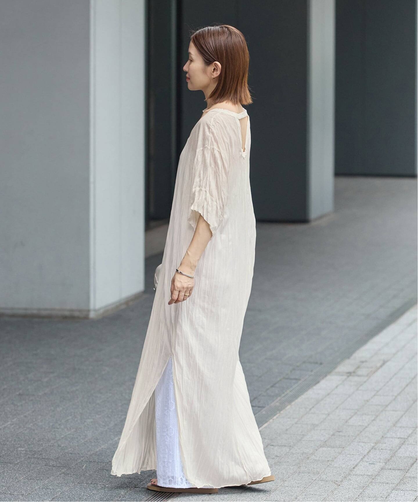5-knot/ファイブノット CRINKLE-FIN LONG TUNIC ワンピース 5KIE-CRCL 