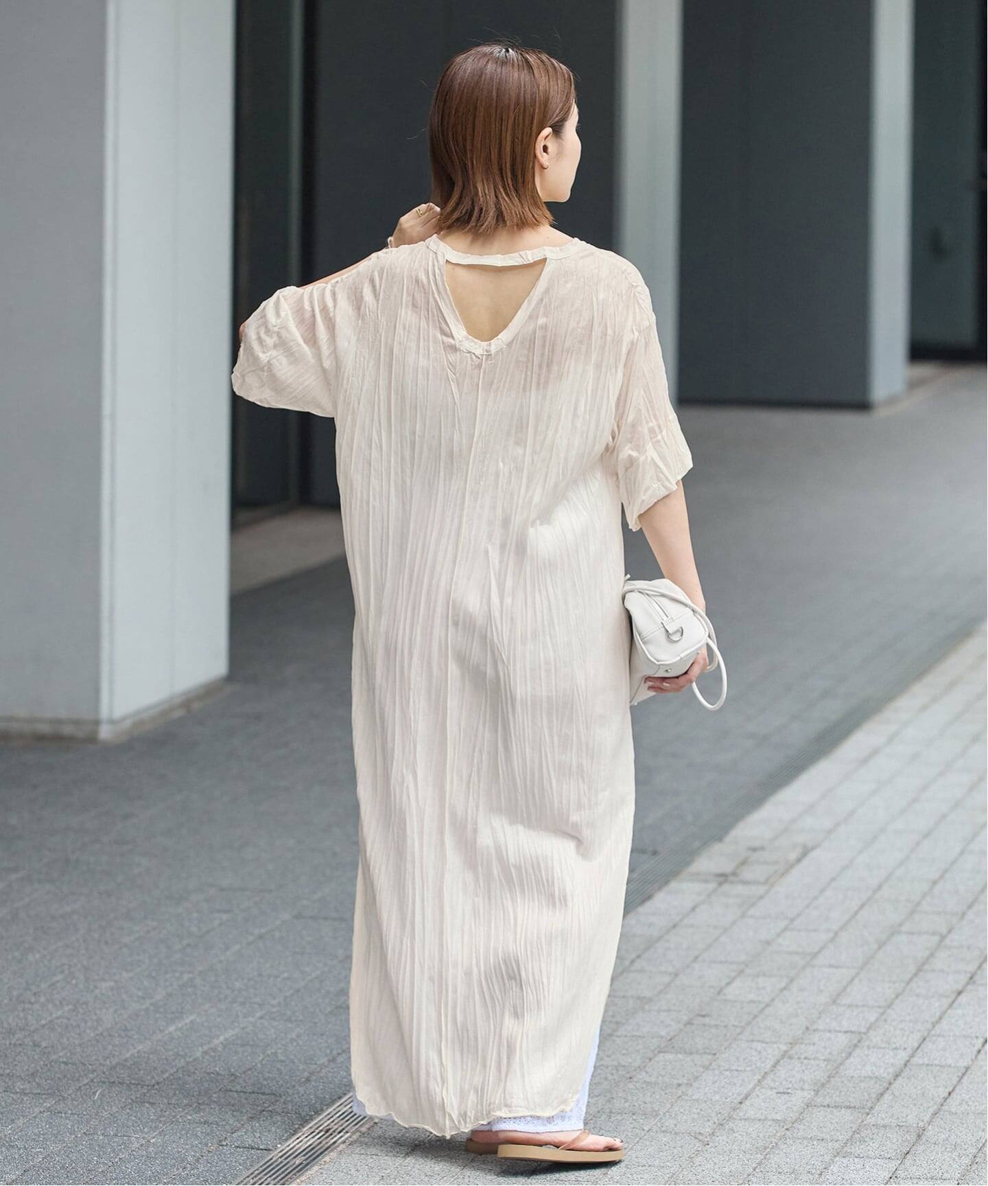 5-knot/ファイブノット CRINKLE-FIN LONG TUNIC ワンピース 5KIE-CRCL