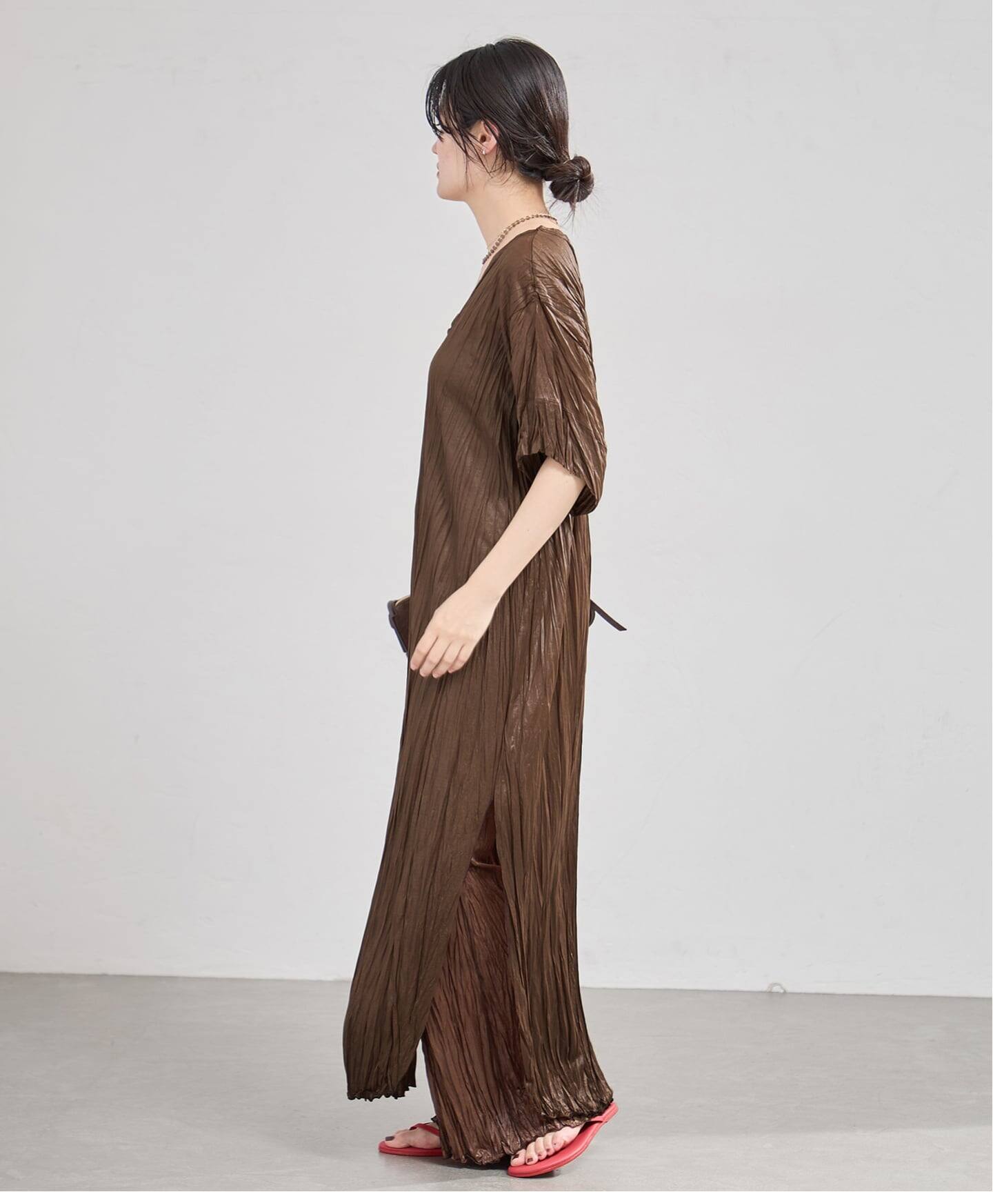 5-knot/ファイブノット CRINKLE-FIN LONG TUNIC ワンピース 5KIE-CRCL 