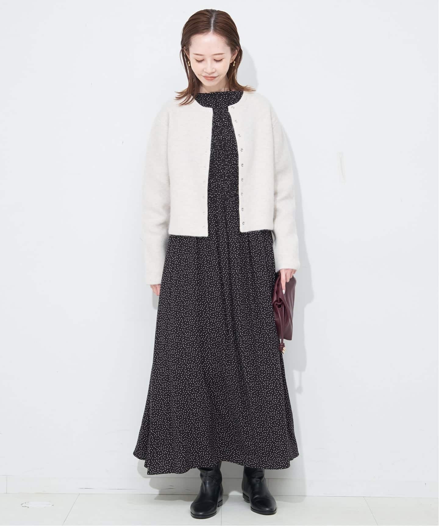 追加2予約》ドットシャーリングワンピース（ワンピース）｜SLOBE IENA