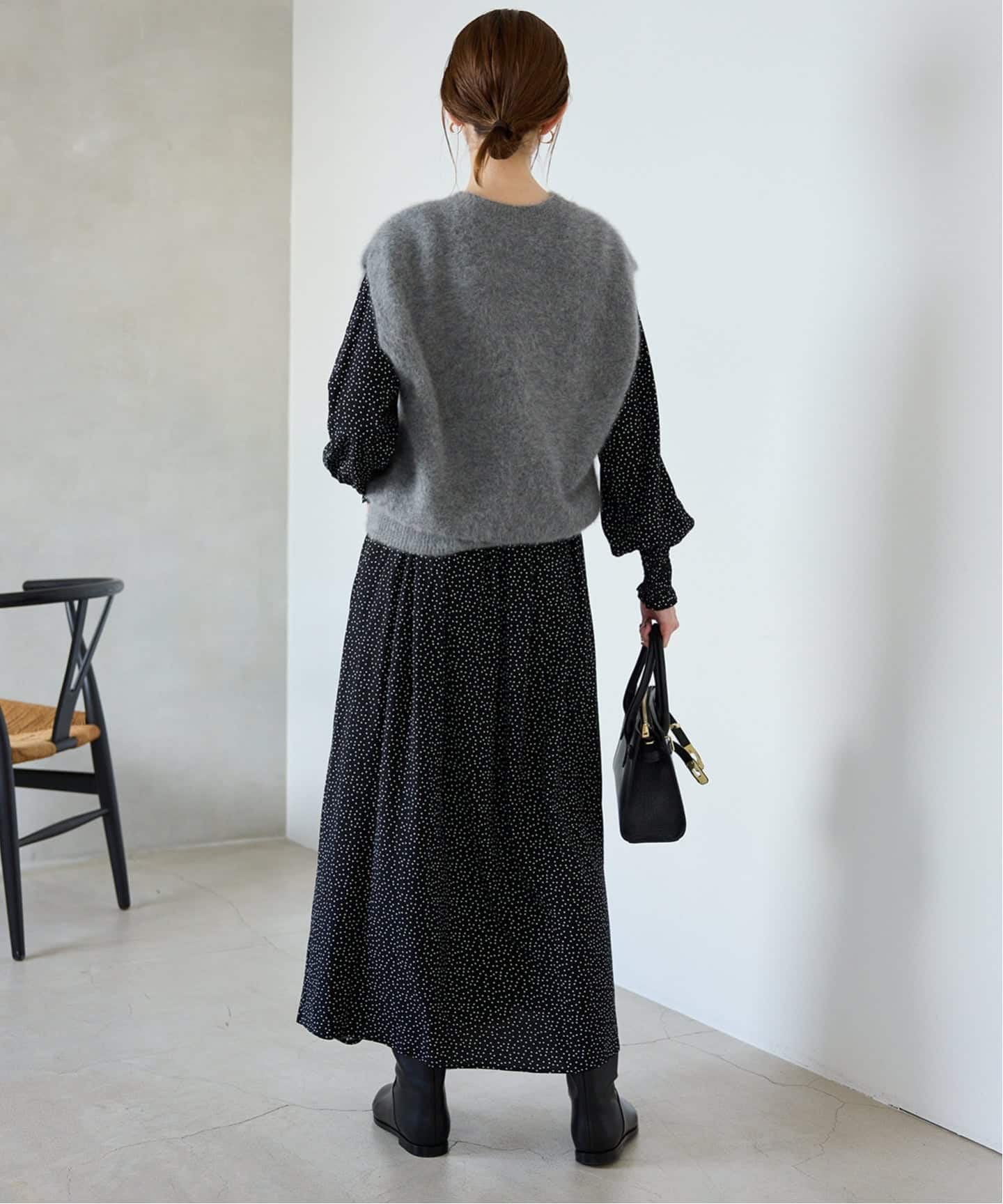 追加2予約》ドットシャーリングワンピース（ワンピース）｜SLOBE IENA