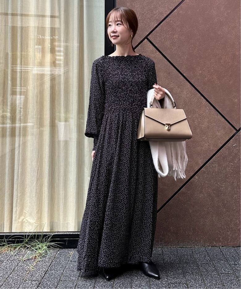 追加2予約》ドットシャーリングワンピース（ワンピース）｜SLOBE IENA  