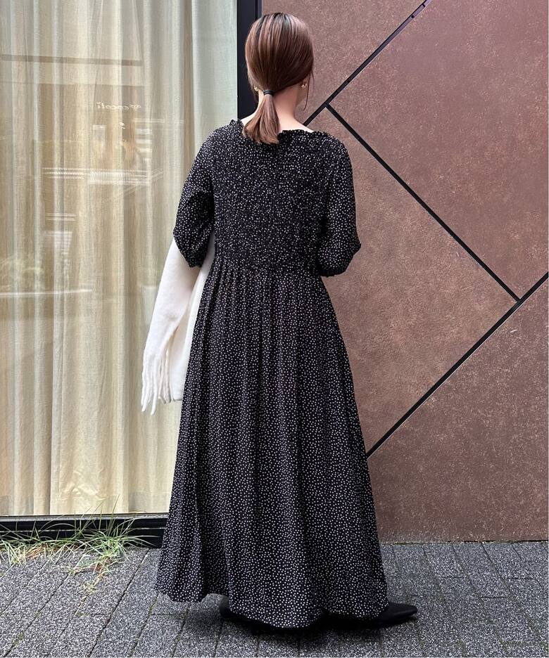 追加2予約》ドットシャーリングワンピース（ワンピース）｜SLOBE IENA  