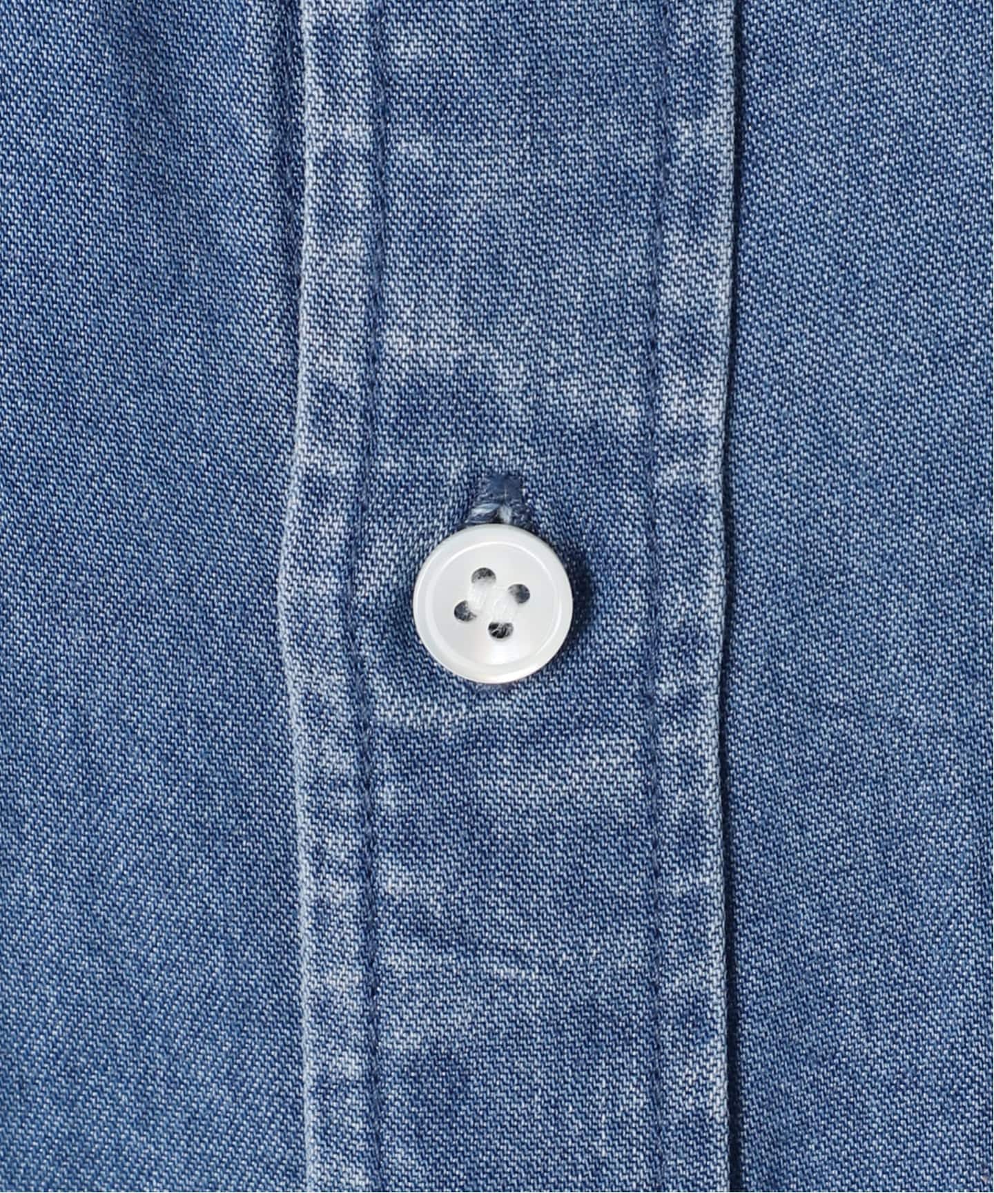 WEB限定/追加予約》デニムライクシャツワンピース（ワンピース