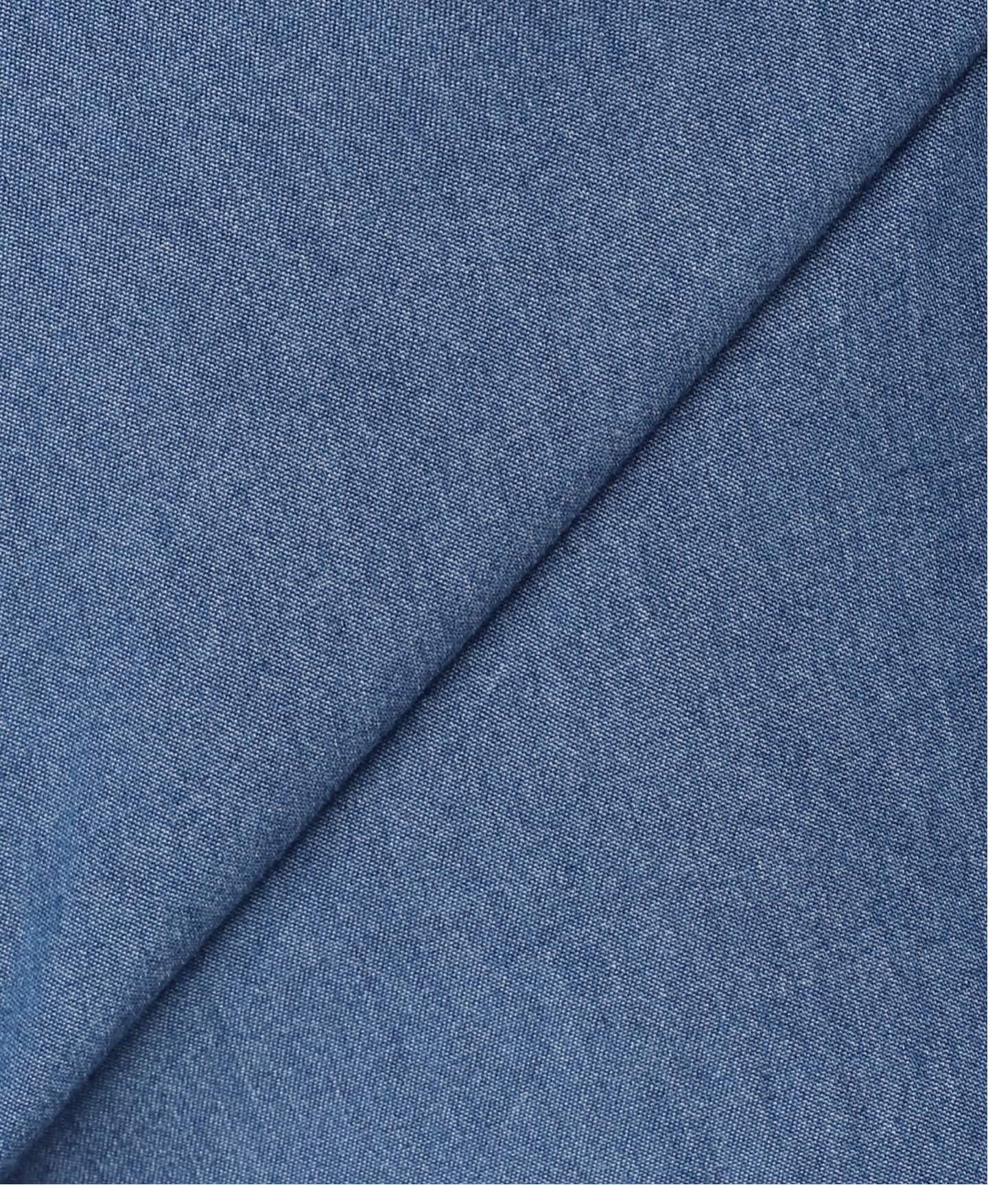 WEB限定/追加予約》デニムライクシャツワンピース（ワンピース