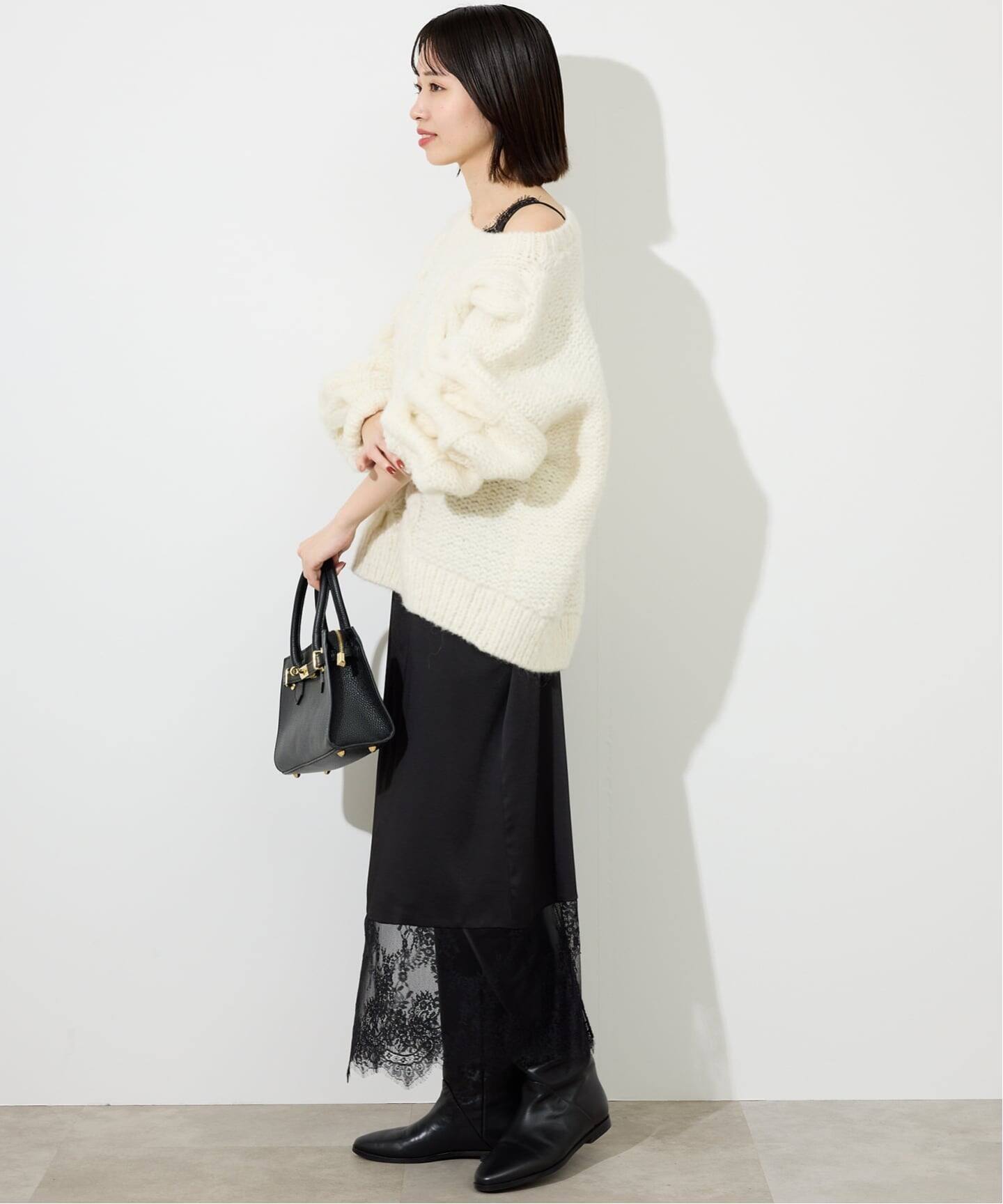 WEB限定/追加2》レースサテンワンピース（ワンピース）｜SLOBE IENA
