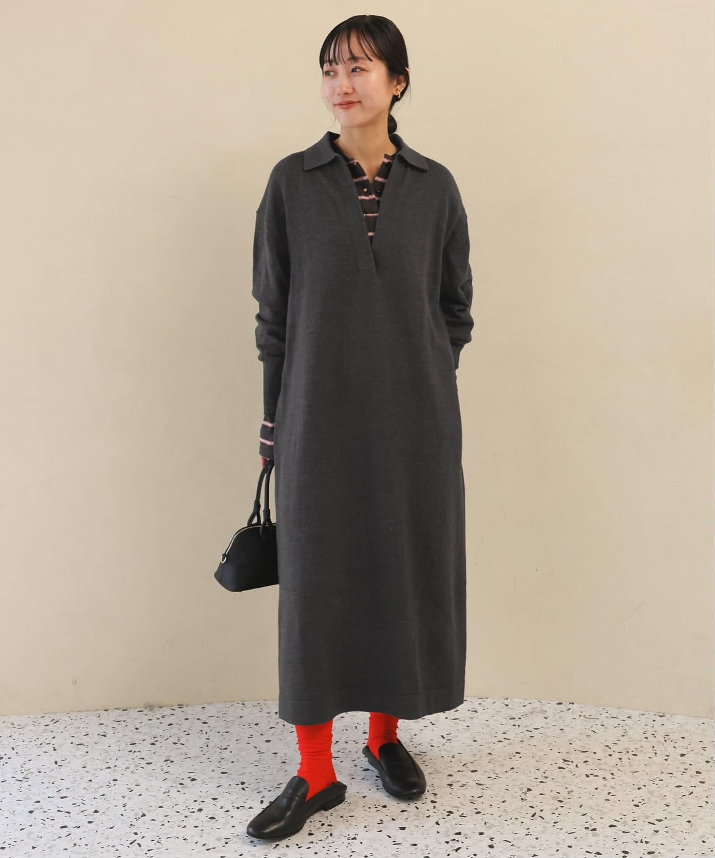 CPG GOLF ブラック スキッパーニットドレス ♡新品未使用♡ゴルフ