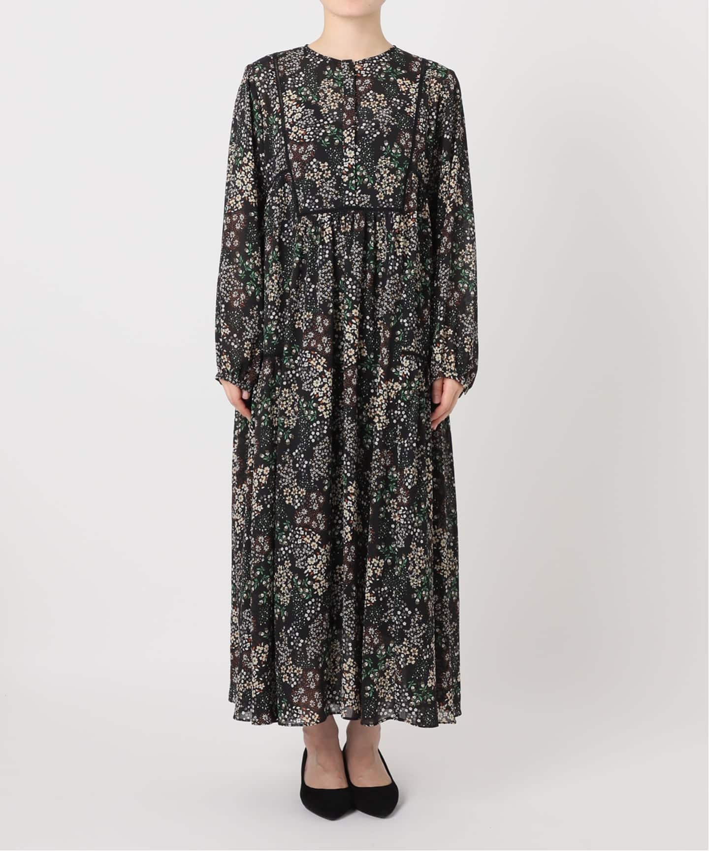 WEB限定/追加予約2》FLOWER PRINT ワンピース（ワンピース）｜SLOBE