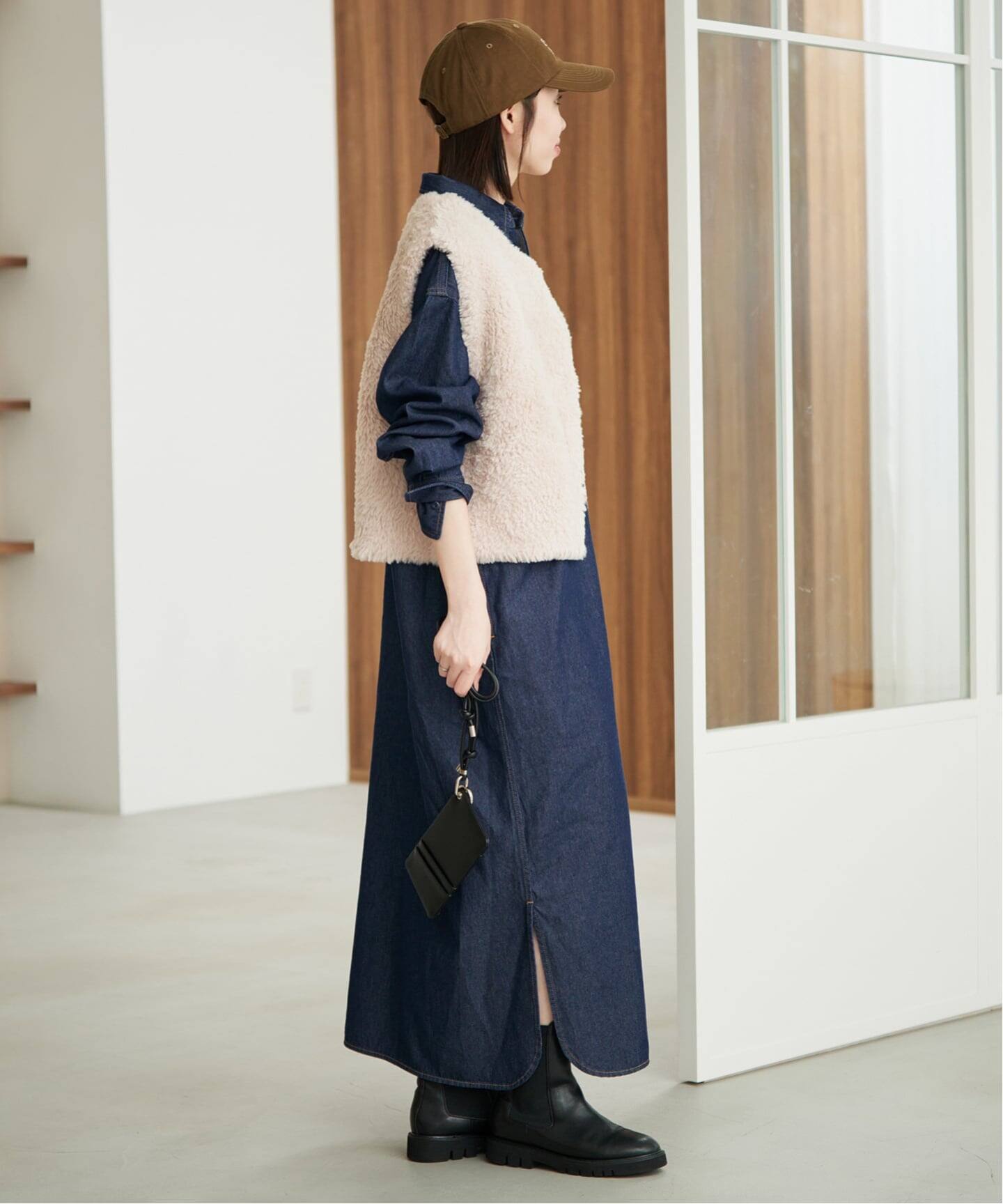 シリーズあり》LEDENIM BDU デニムシャツワンピース（シャツワンピース 
