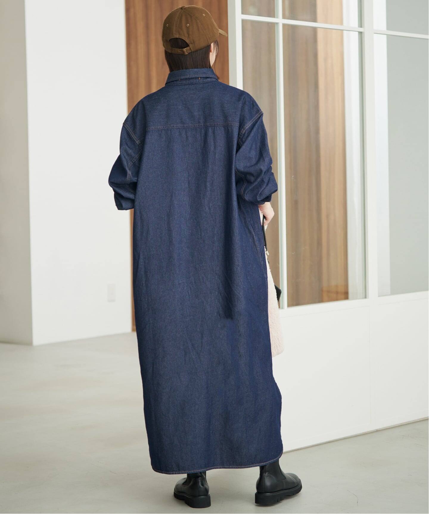 シリーズあり》LEDENIM BDU デニムシャツワンピース（シャツワンピース 