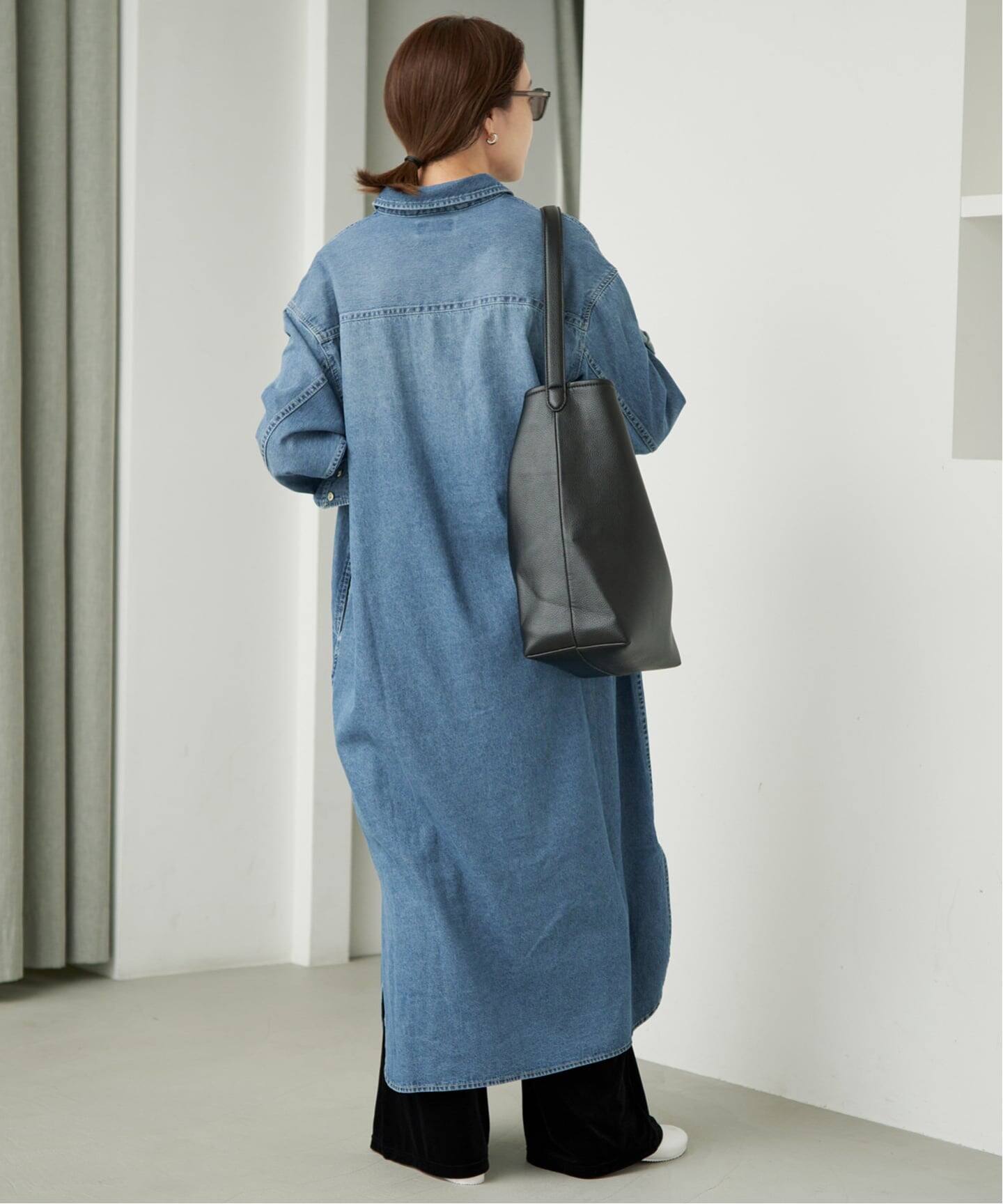 シリーズあり》LEDENIM BDU デニムシャツワンピース（シャツワンピース 