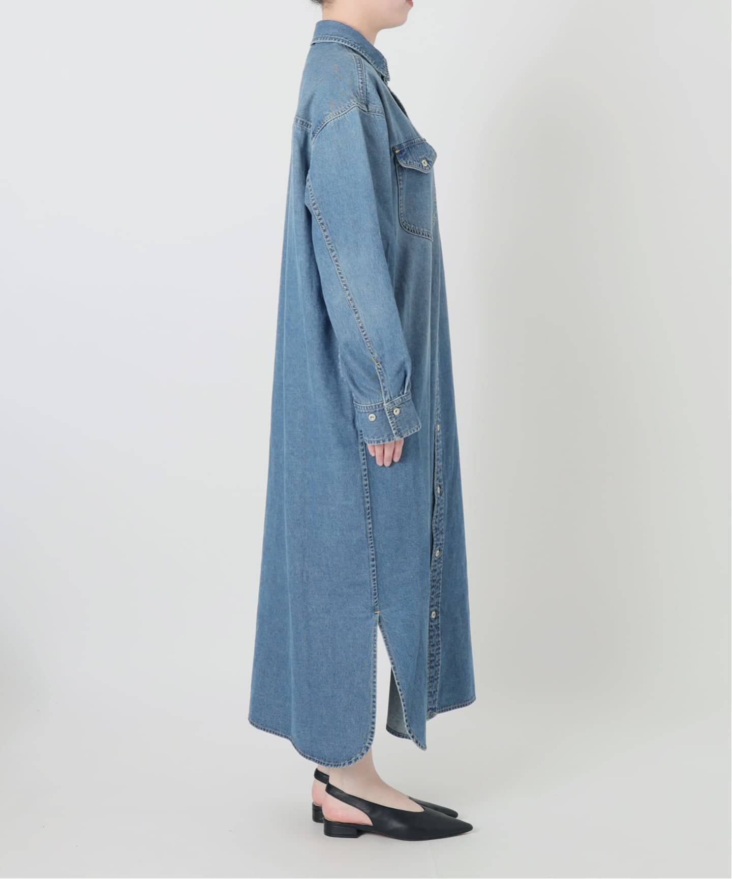シリーズあり/予約》LEDENIM BDU デニムシャツワンピース（シャツ