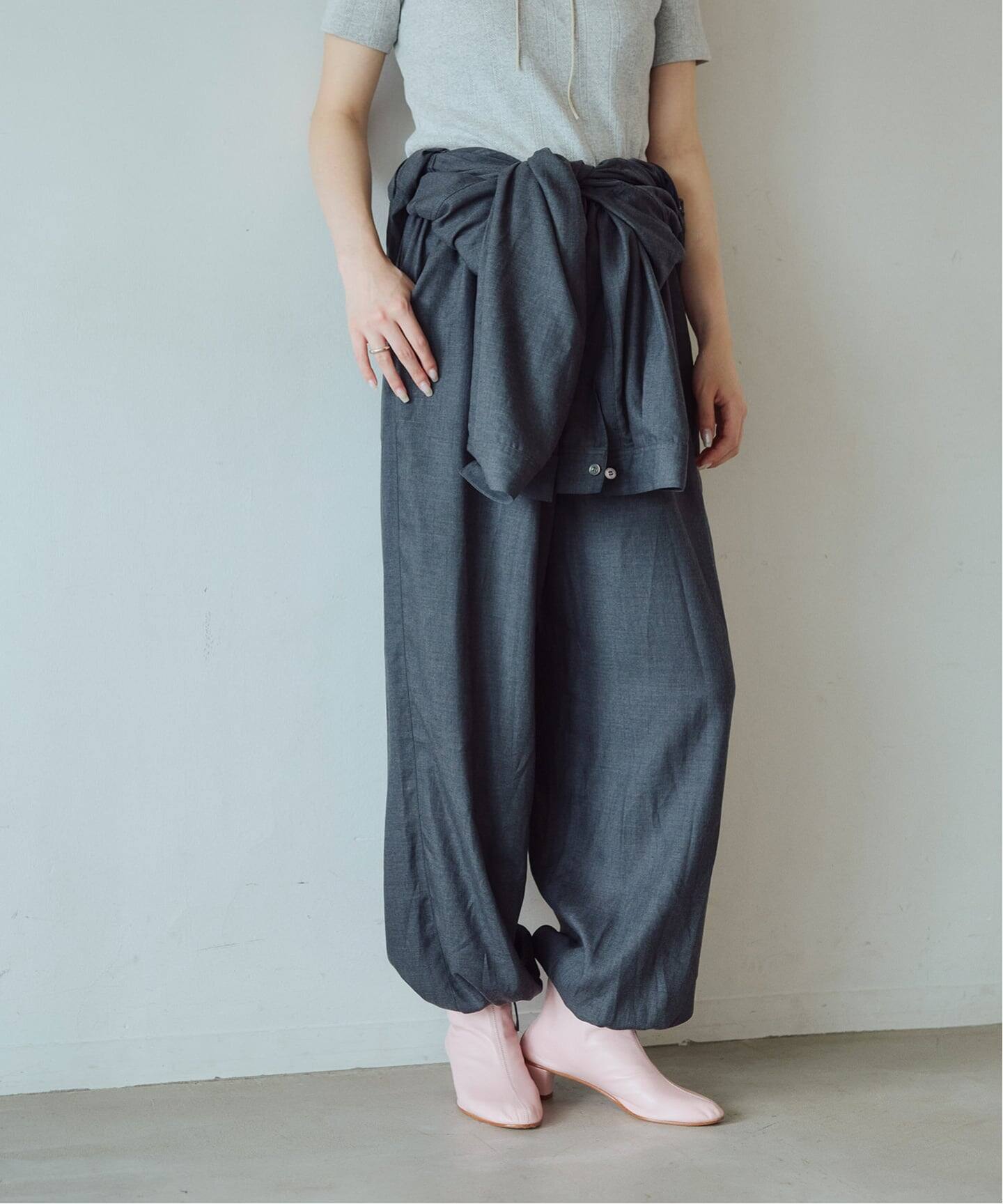 予約》IENA LA BOUCLE CU/PLソフトビエラオールインワン（つなぎ