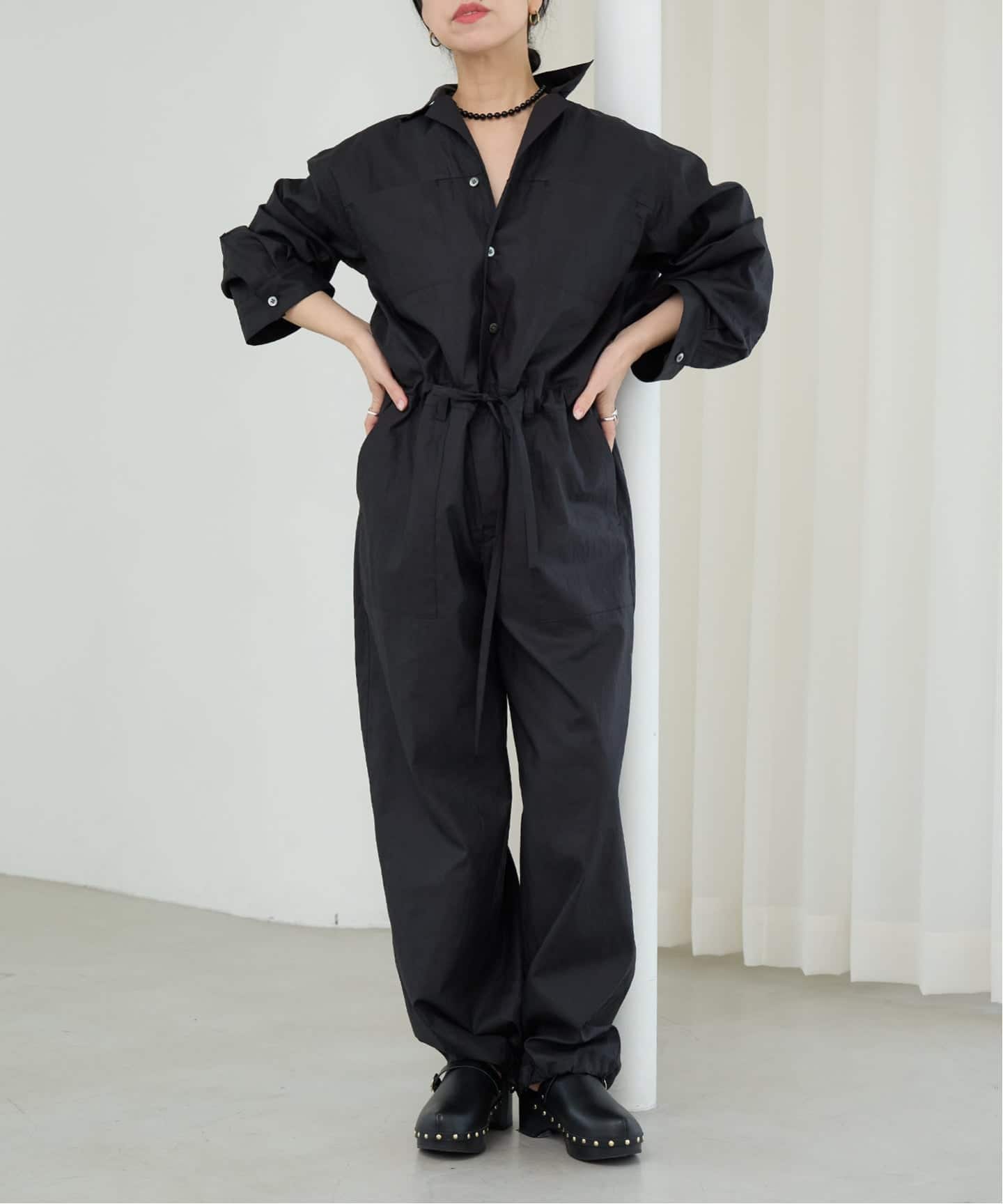 IENA LA BOUCLE オーガニックコットンタイプライターオールインワン