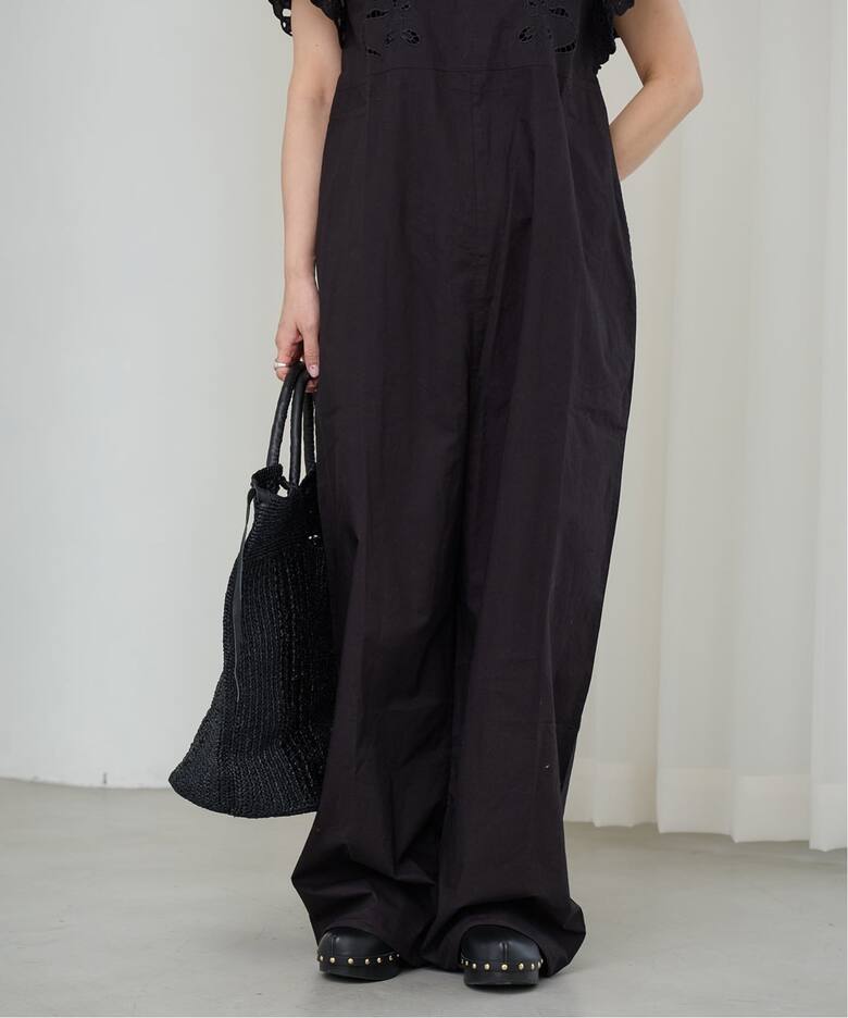 IENA LA BOUCLE カットワークオールインワン（つなぎ／オールインワン 