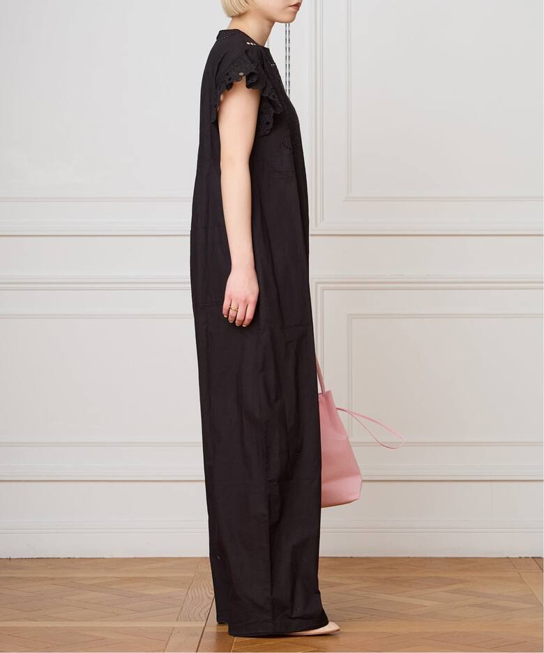 IENA LA BOUCLE カットワークオールインワン（つなぎ／オールインワン 