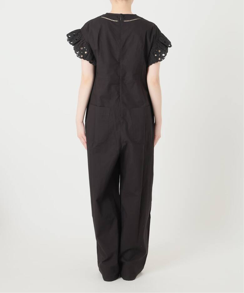 IENA LA BOUCLE カットワークオールインワン（つなぎ／オールインワン 