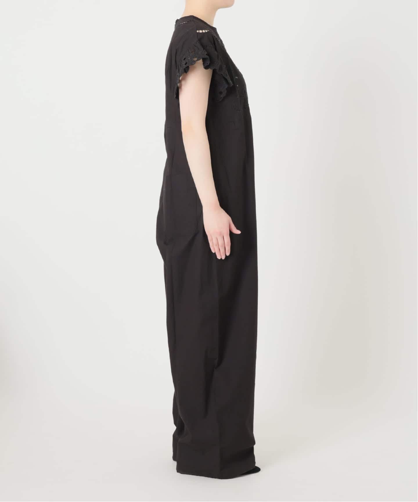 IENA LA BOUCLE カットワークオールインワン（つなぎ／オールインワン