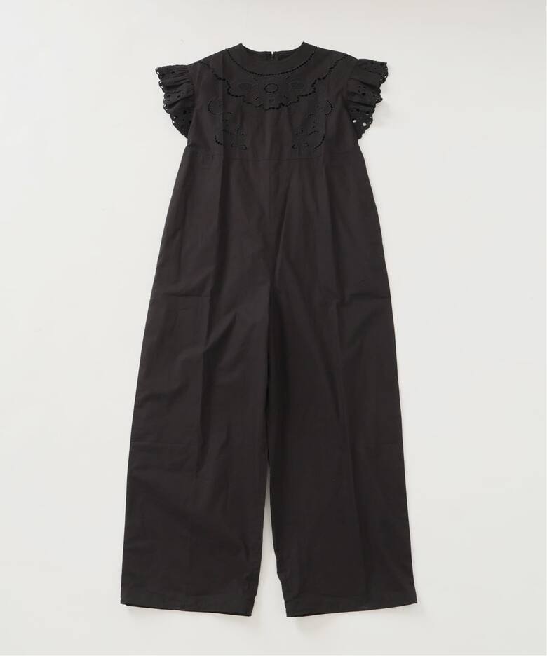 IENA LA BOUCLE カットワークオールインワン（つなぎ／オールインワン 