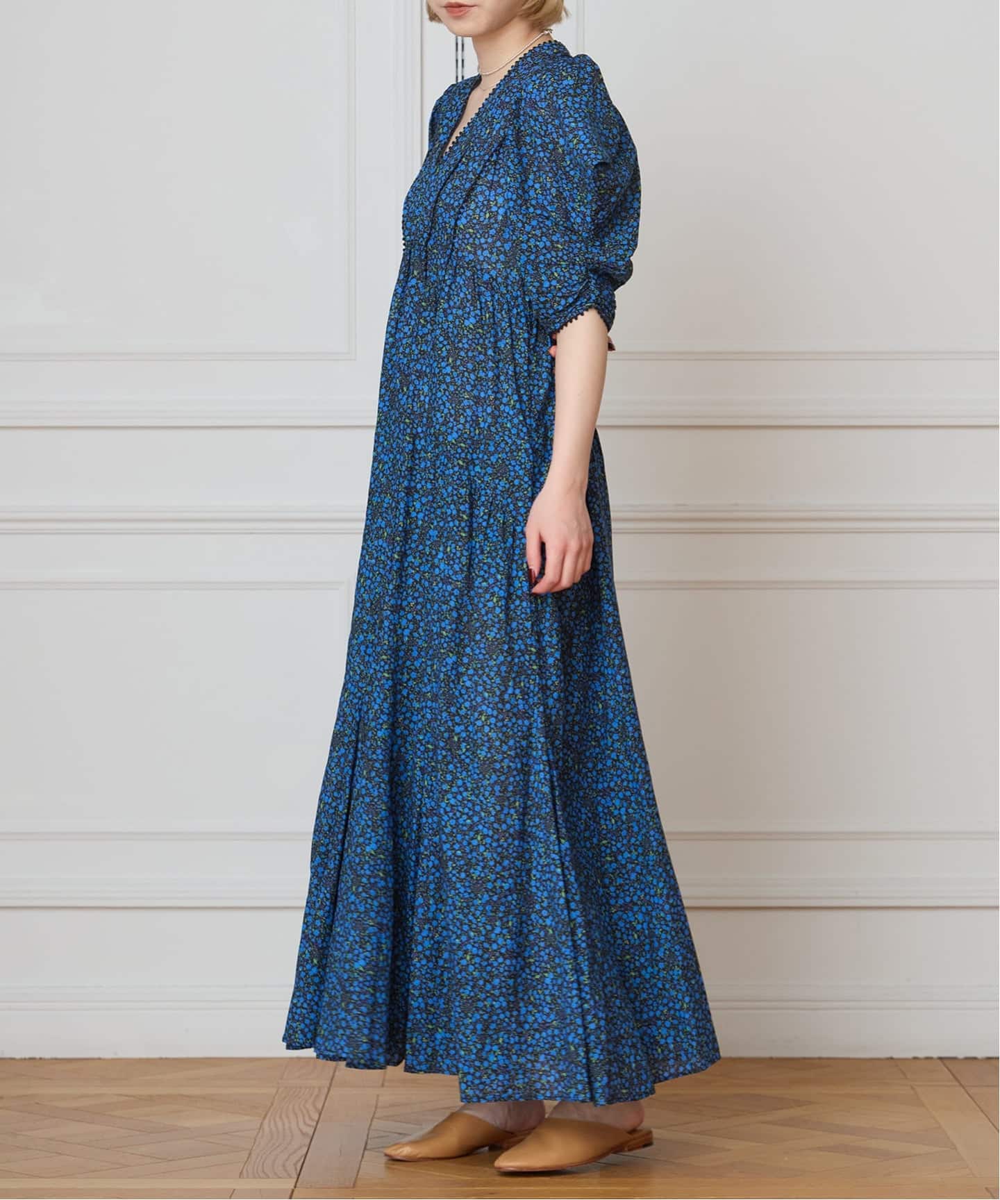 IENA LA BOUCLE Flower プリントワンピース（ワンピース）｜IENA