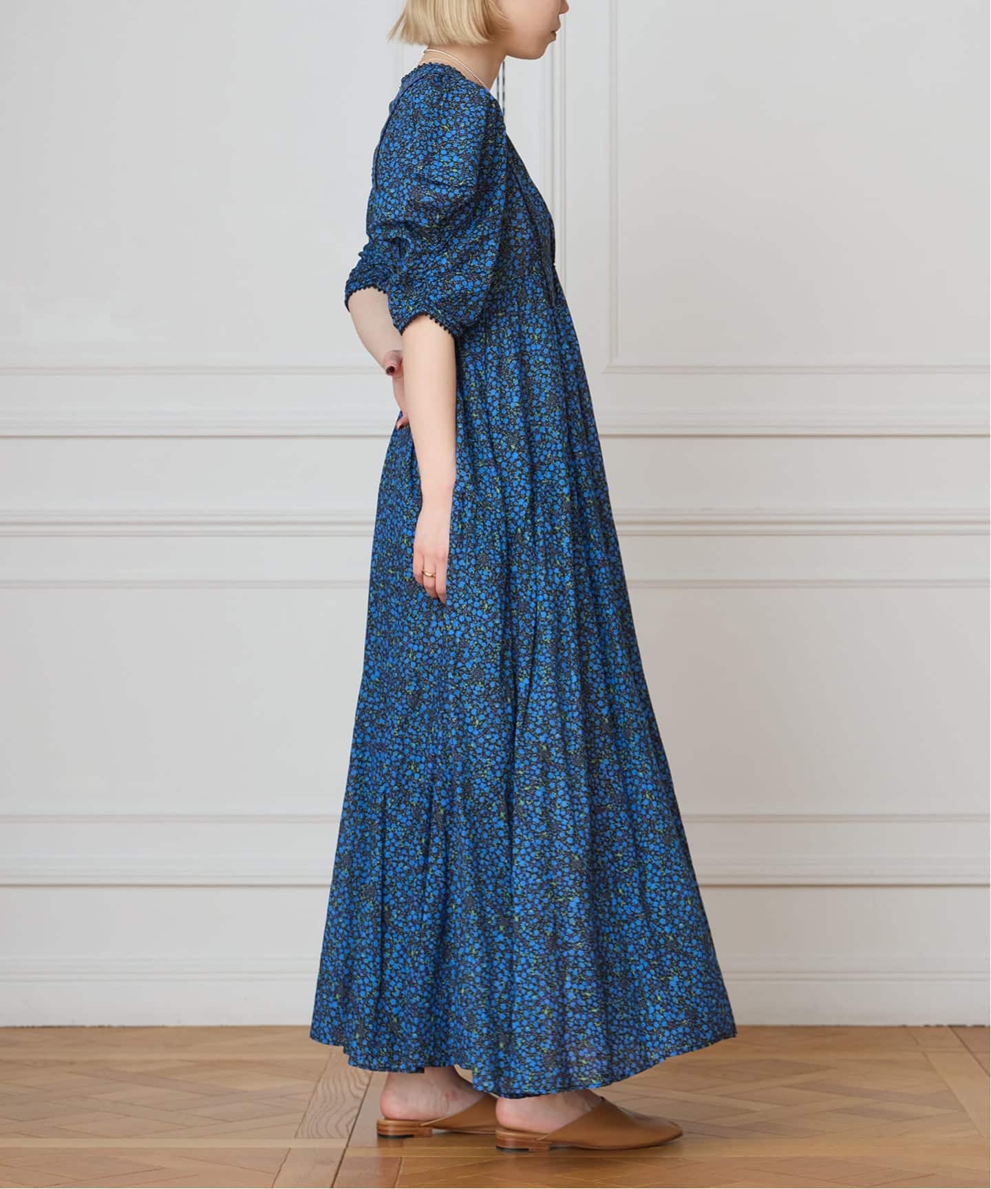 IENA LA BOUCLE Flower プリントワンピース（ワンピース）｜IENA