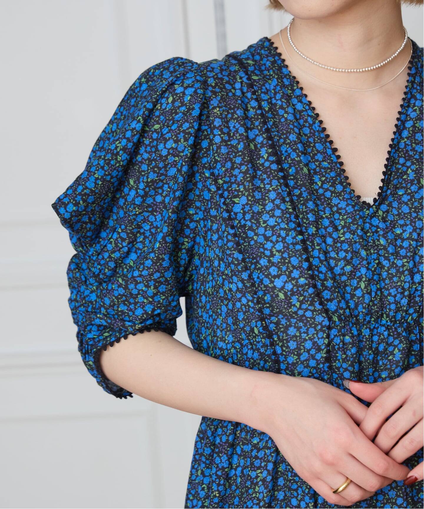 IENA LA BOUCLE Flower プリントワンピース（ワンピース）｜IENA