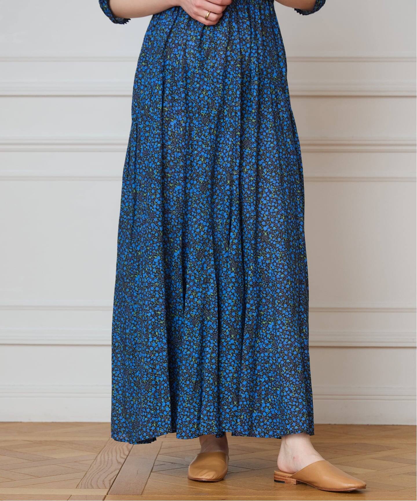 IENA LA BOUCLE Flower プリントワンピース（ワンピース）｜IENA